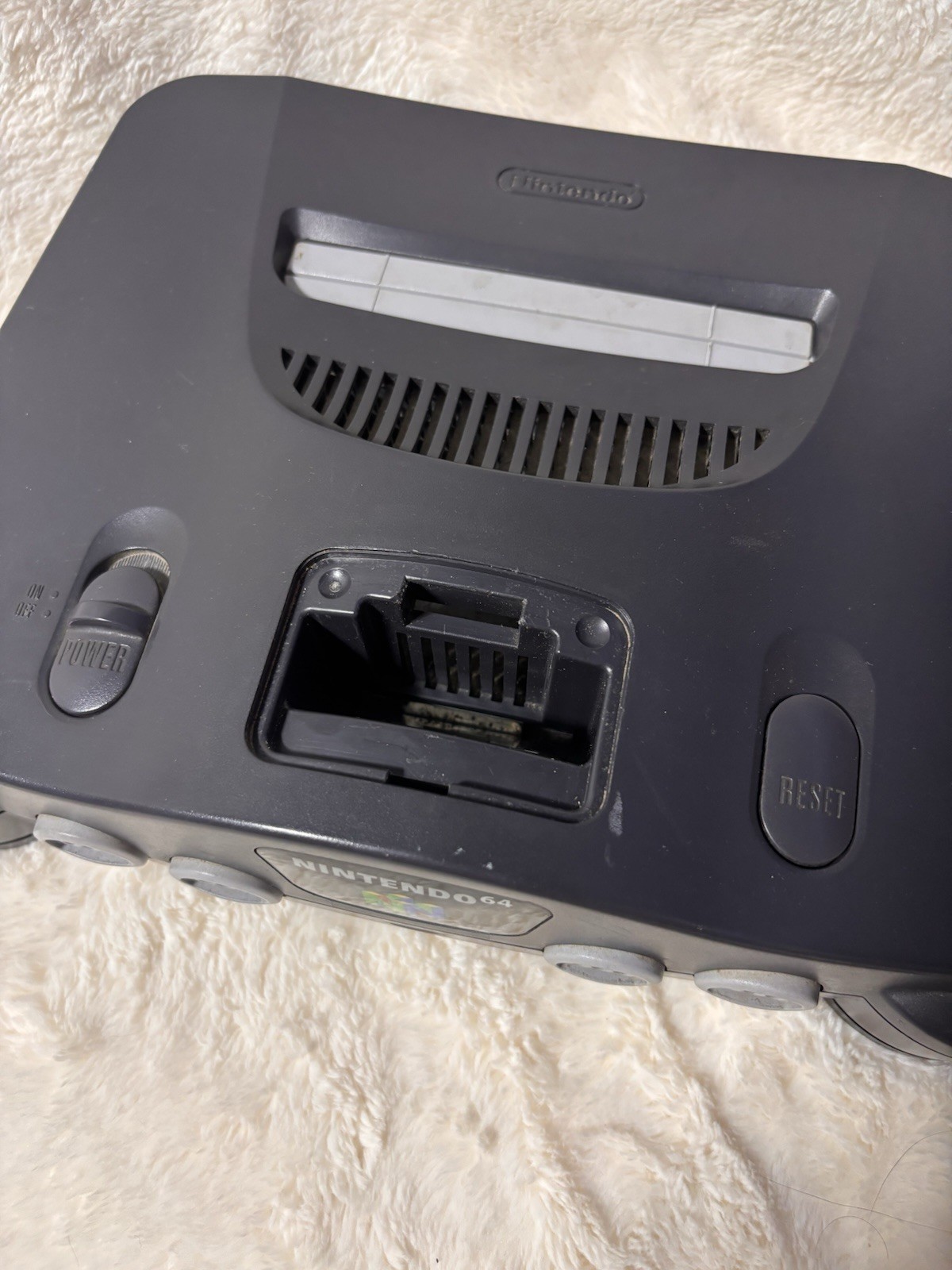 Nintendo 64 System 32MB Home Console – Charcoal Gray TESTED WORKING