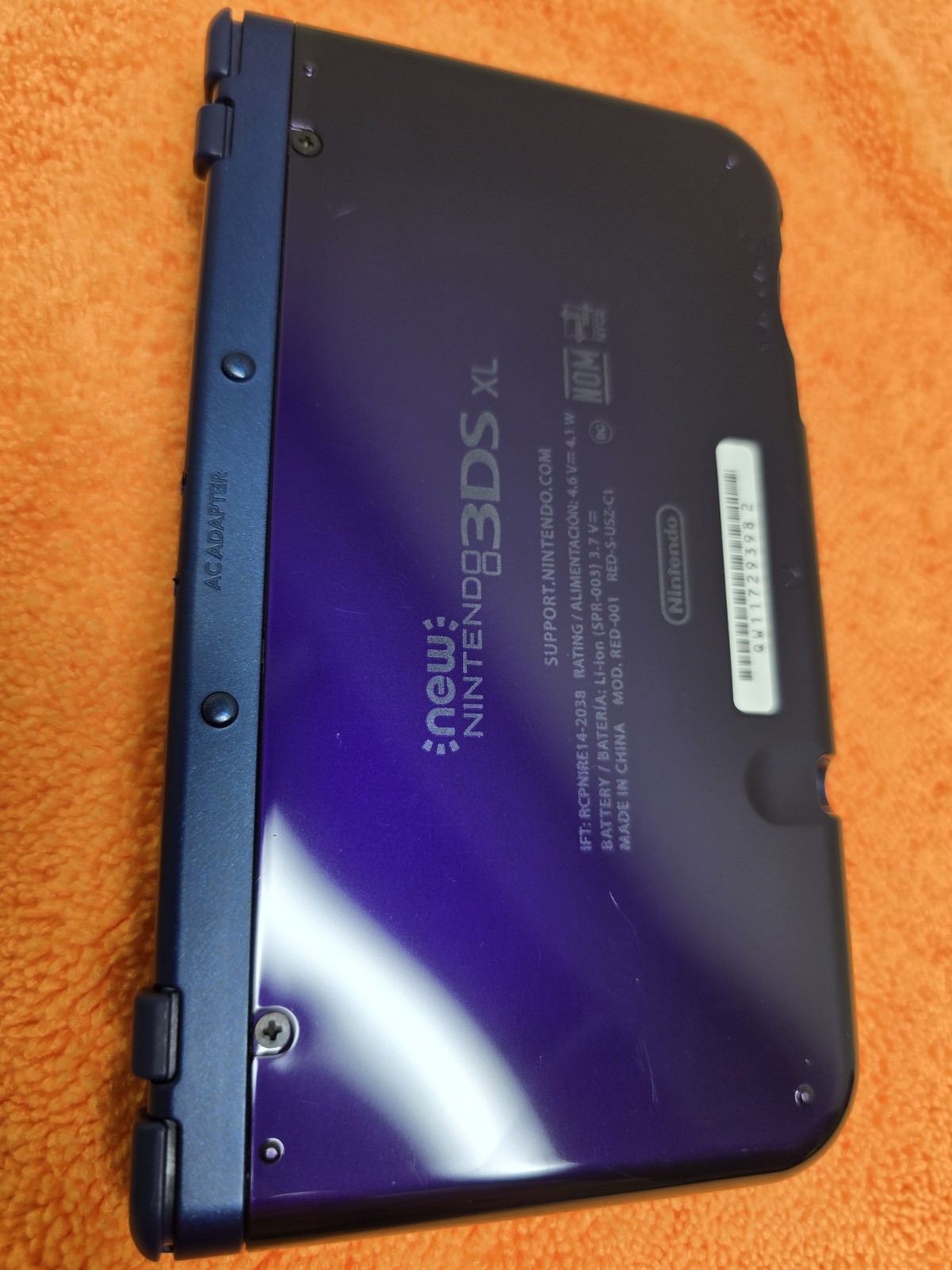 Nintendo 3DS XL Galaxy Edition Handheld System Purple Bundle Games Excellent Lot