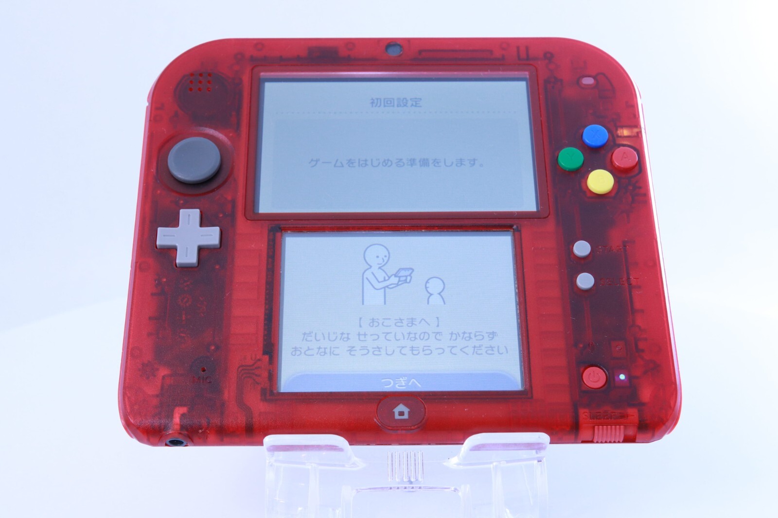 Nintendo 2DS Pokémon Red [Rank:S] W/USB Cable
