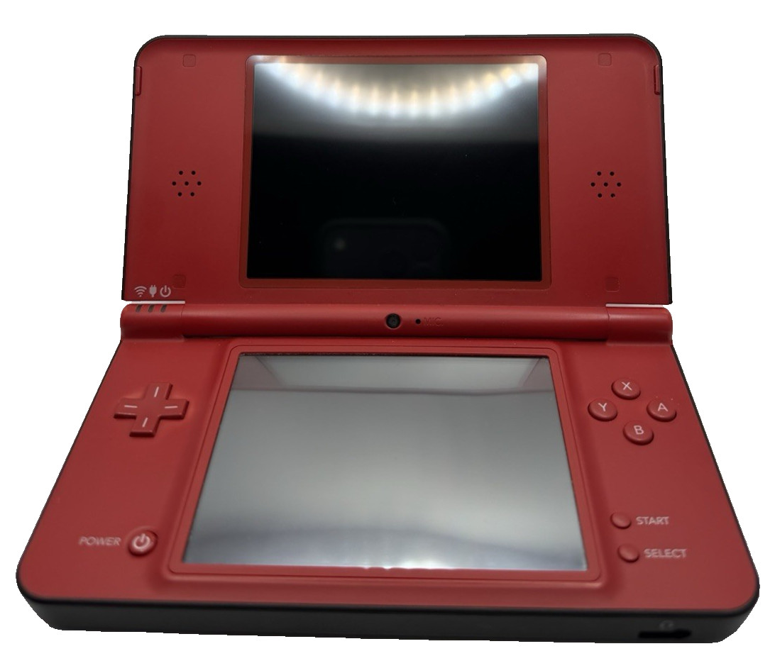 Nintendo DSi XL Super Mario Bros 25th Anniversary NO Stylus 2 Games & Charger A6