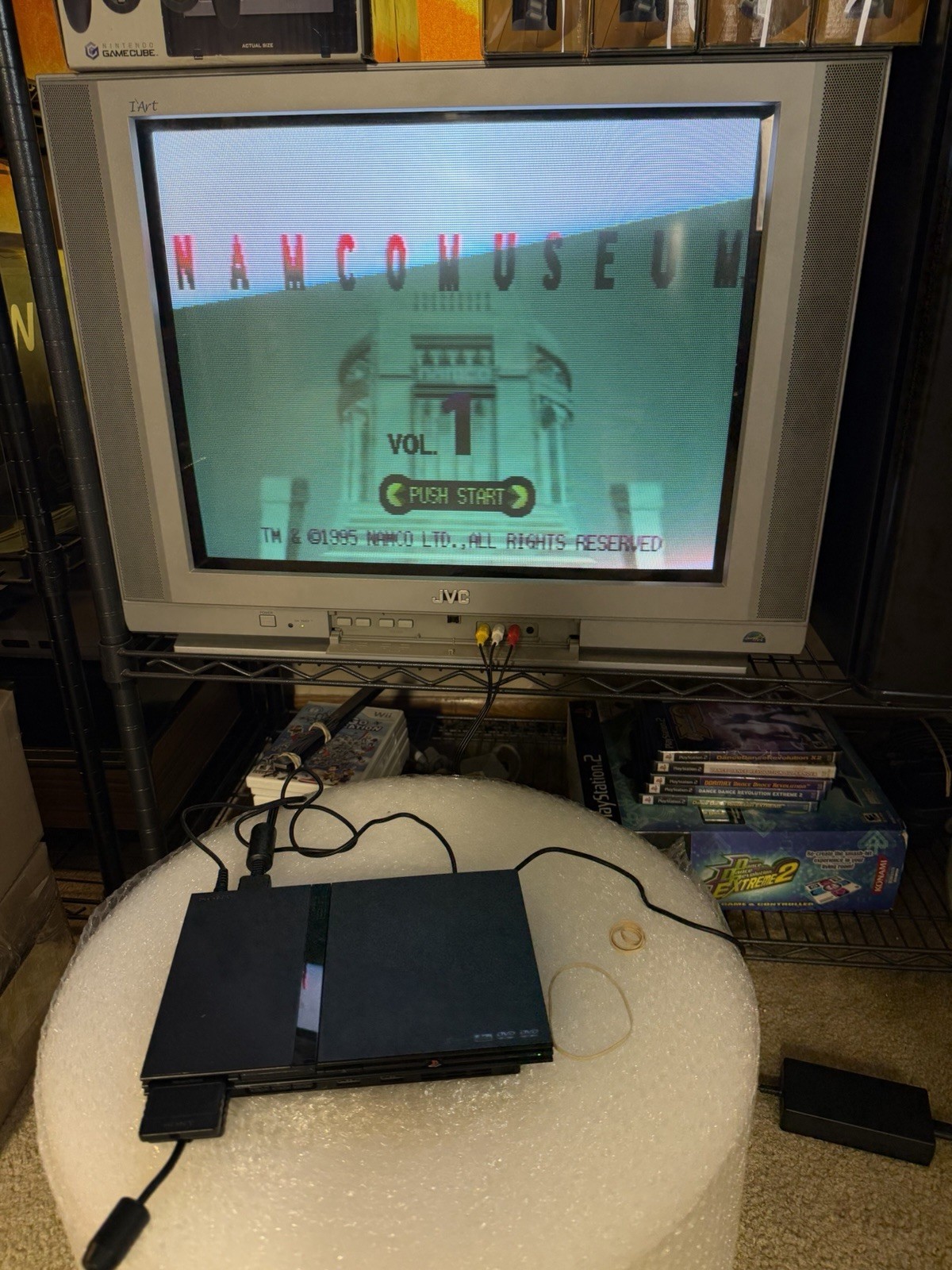 PS2 Slim Console Complete CIB Bundle Tested W/ Games & Memory Card Fast Ship!
