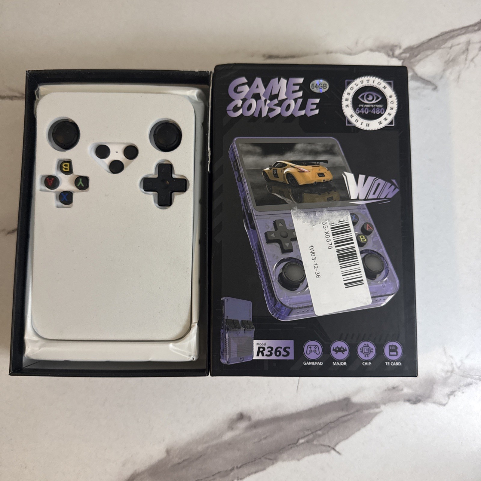 video game consoles R36S – Open box..