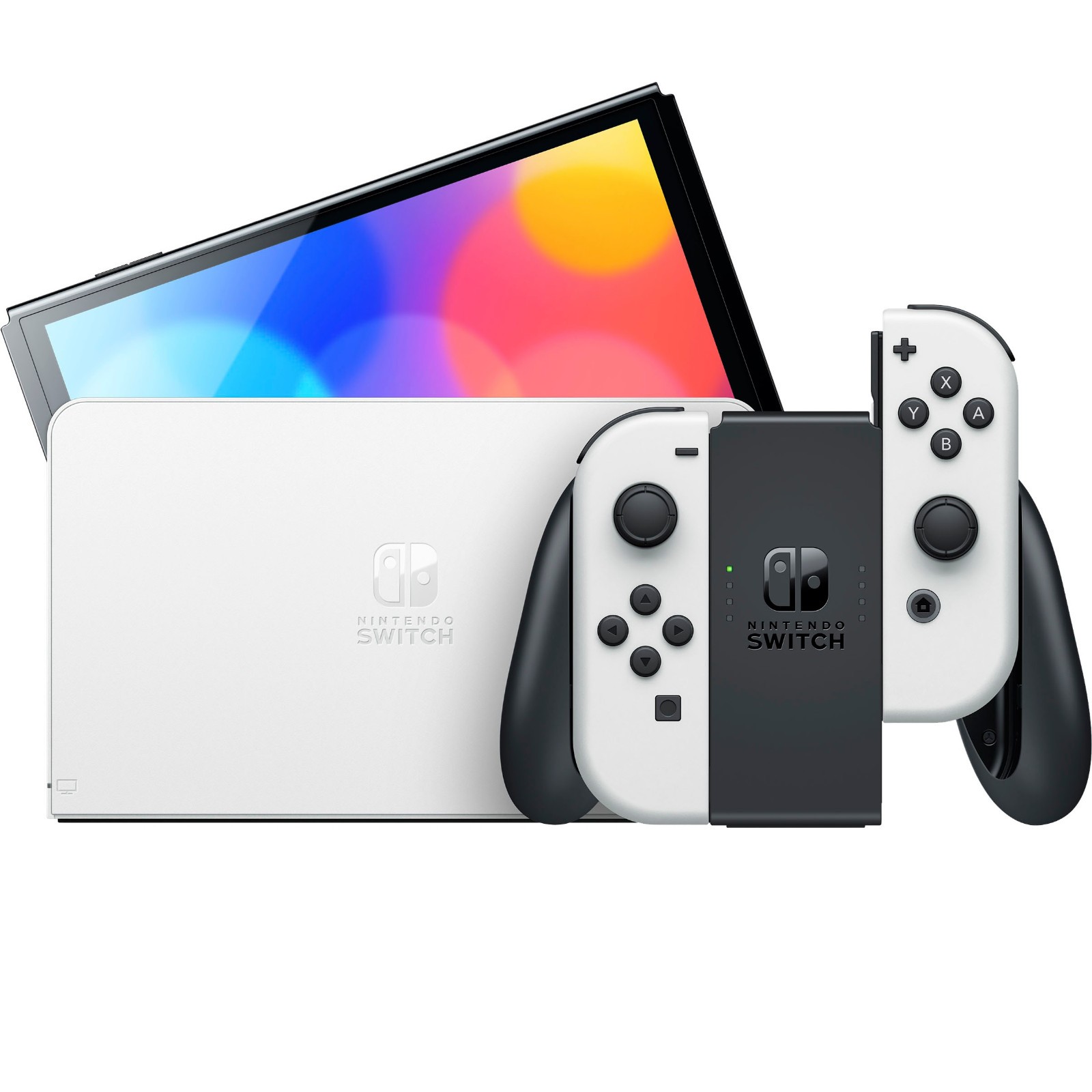 🔥New Nintendo Switch OLED 64GB Model w/ White Joy-Con System Console