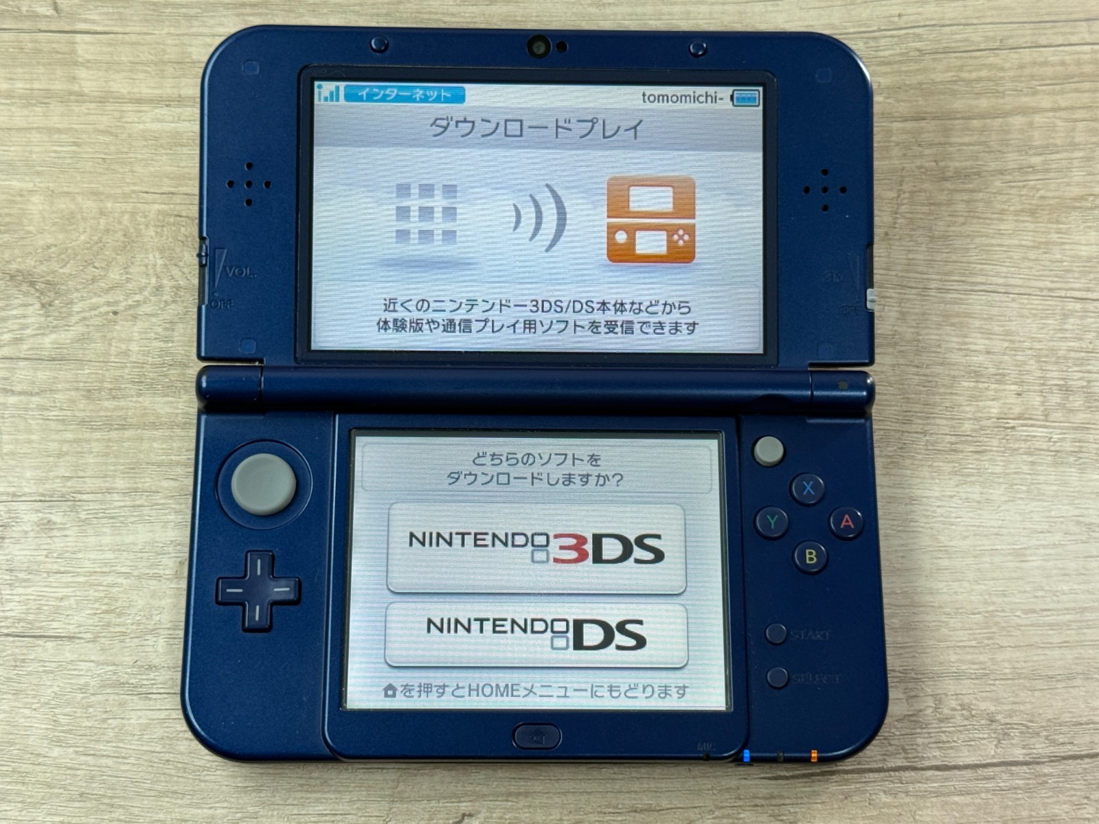 Nintendo New 3DS XL Metallic Blue Console Tested Japan ver D8106