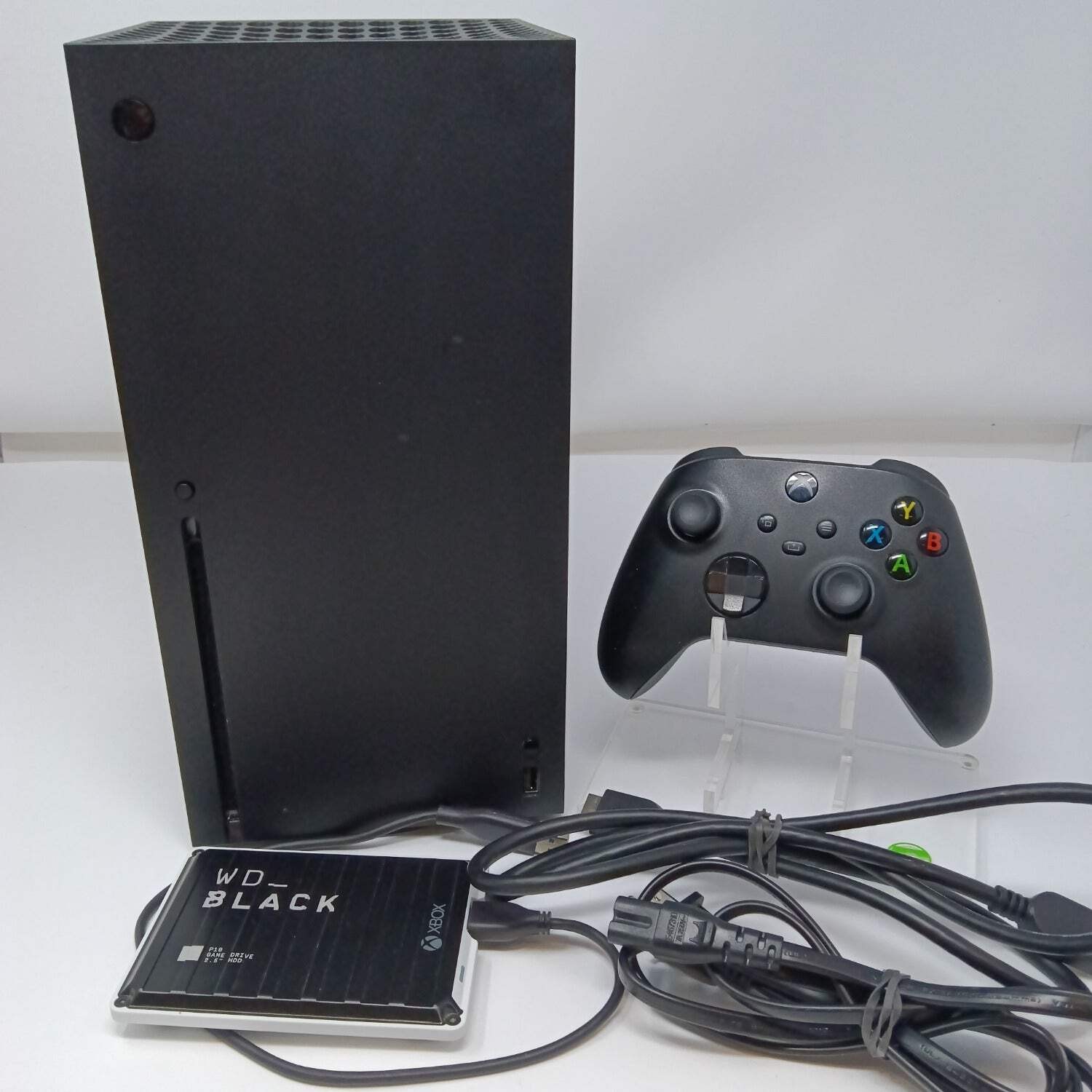 Microsoft Xbox Series X 1TB Console Black 1882 External 1TB HDD w/Controller