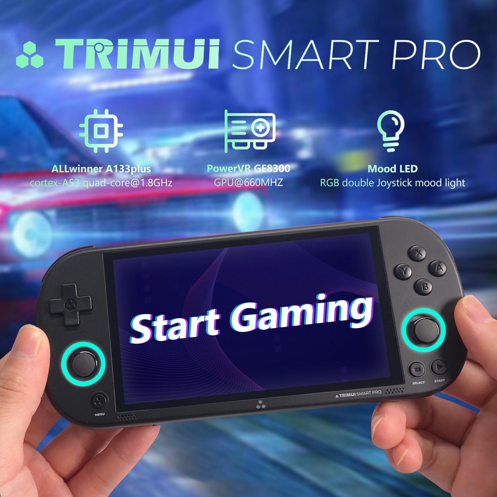 Levhorzn Trimui Smart Pro Handheld Game Console, Retro Hand Held Video Gaming…