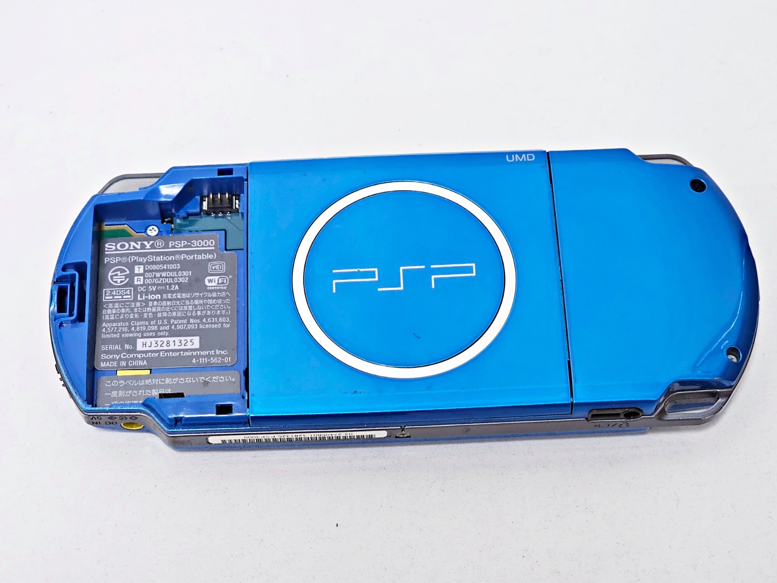 Sony PSP-3000 Console Blue JUNK NO BATTERY
