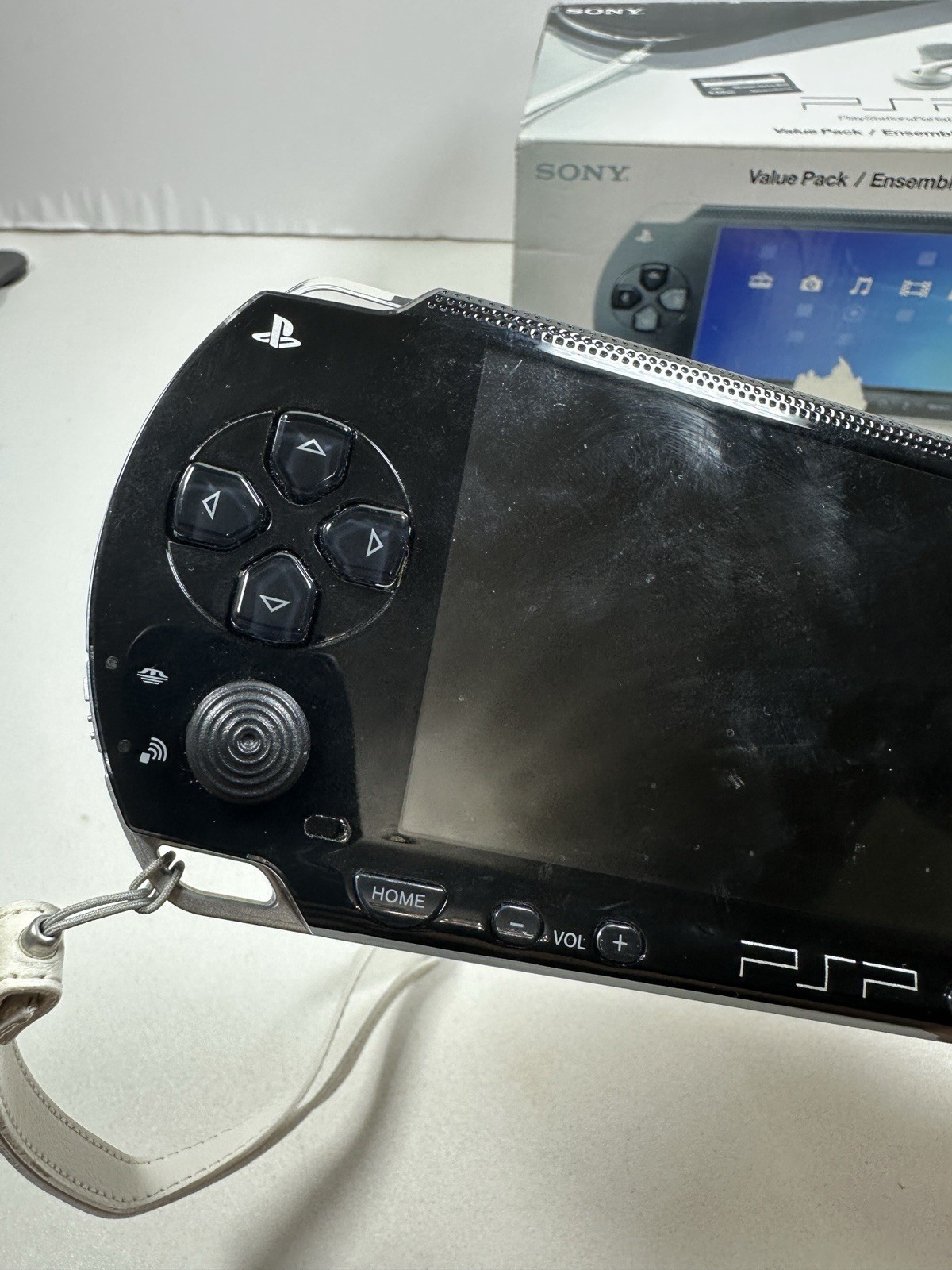 Sony PlayStation Portable Value Pack – Black (PSP-1001K) With Box & Madden Works