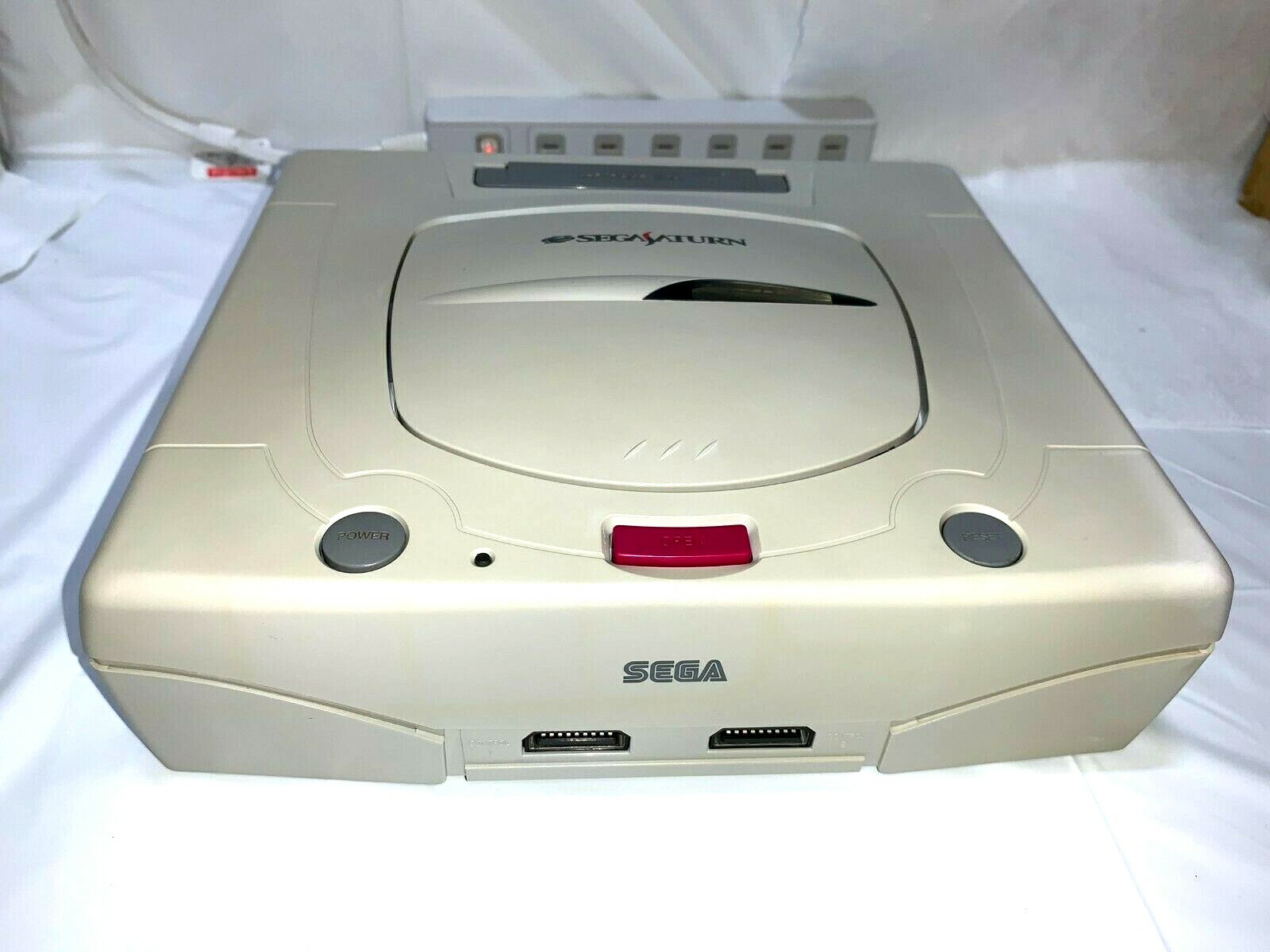 Sega Saturn WHITE Console Tested System HST-3220 JAPAN «NTSC-J» clean up inside
