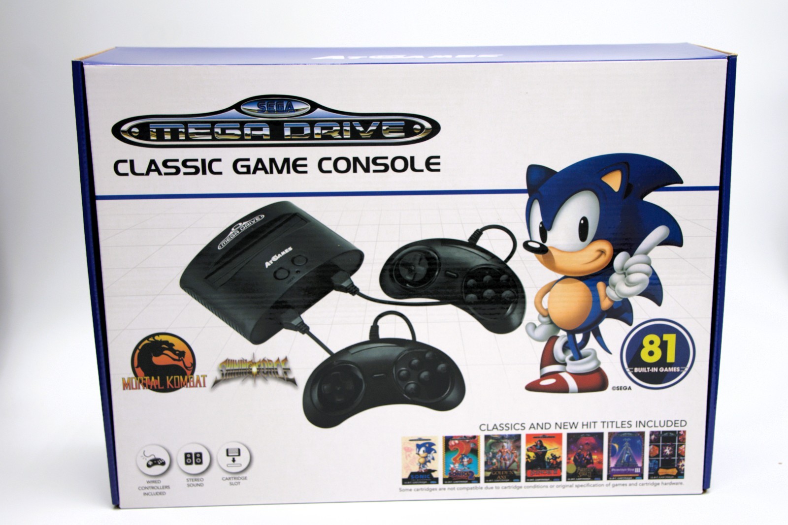 SEGA Genesis Classic Game Console 81 Games -Sonic – Mortal Kombat – New Sealed