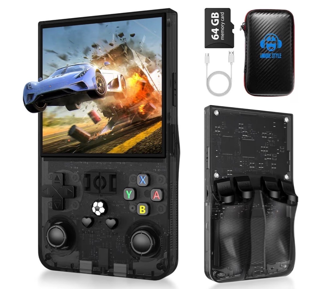 Handheld Game Console, Retro Gaming Console with 4000mAh Battery 4.0”IPS Screen,