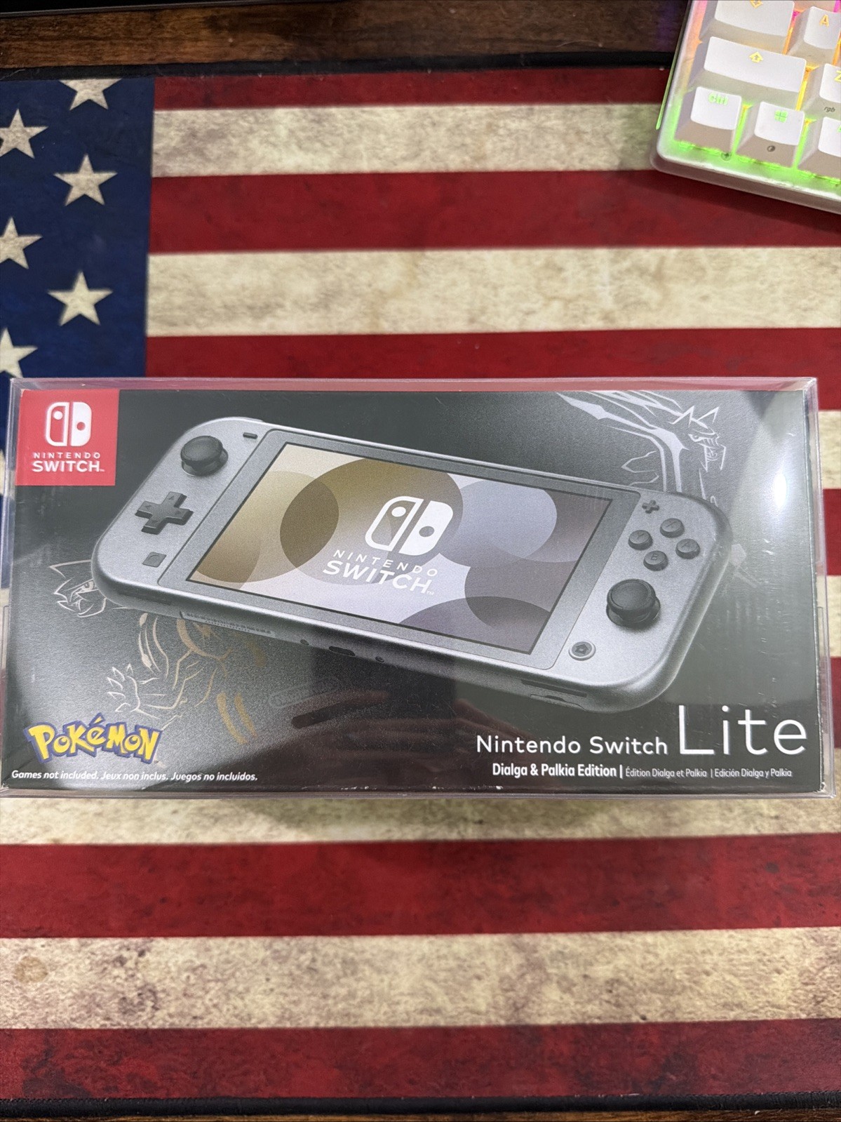 Nintendo Switch Lite Pokémon Dialga and Palkia Edition Console -Open Box New-