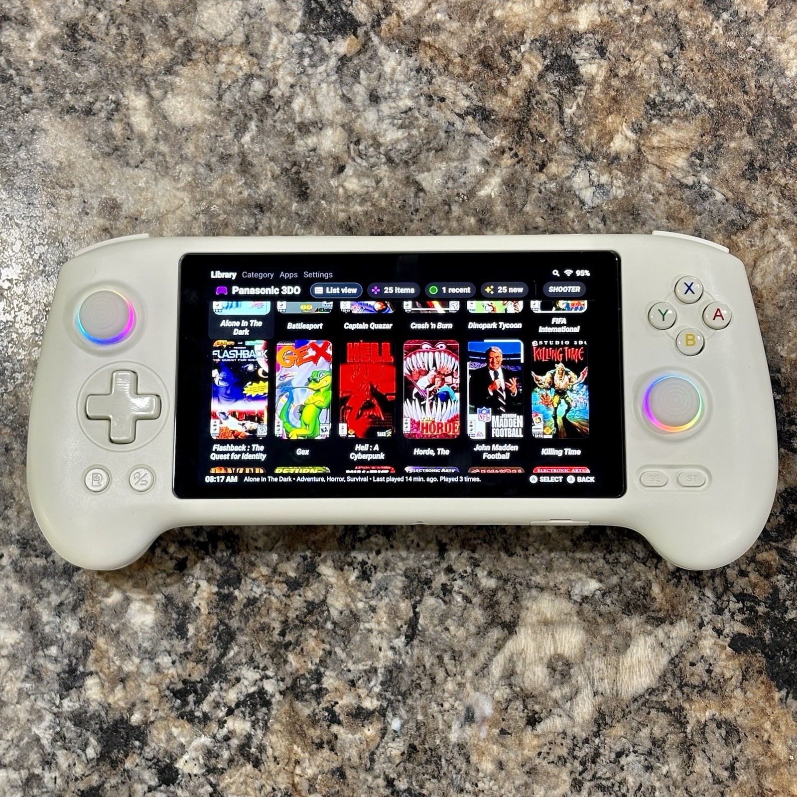 Anbernic RG577 Gaming Handheld, 256GB + 256GB Card, Custom Setup Ready To Play
