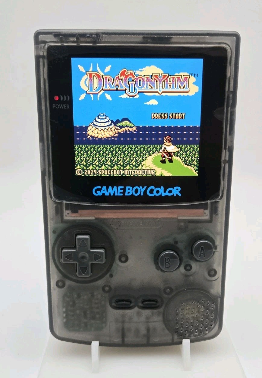 Nintendo Game Boy Color Console – Backlit IPS Screen – Recapped – New Shell