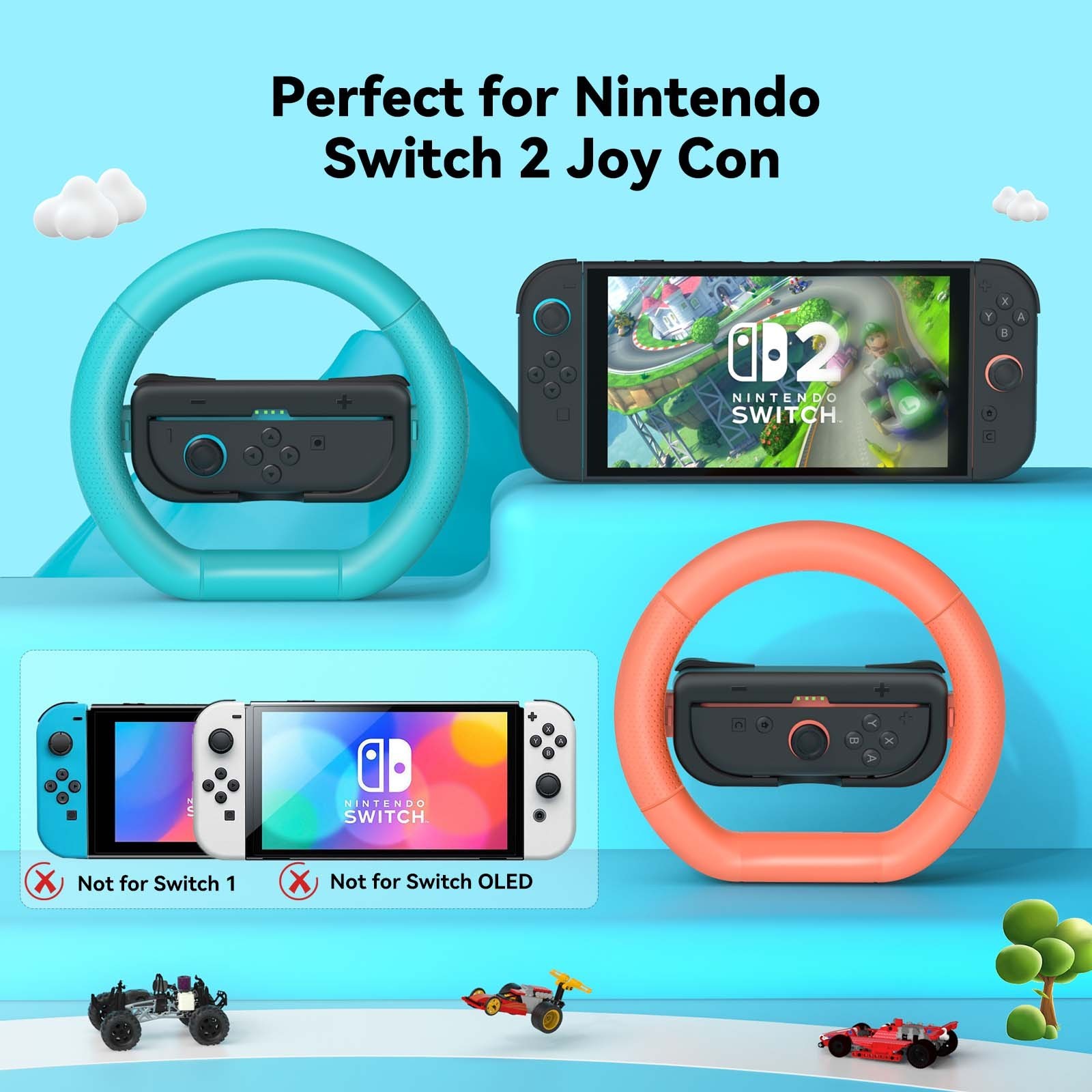 Controller Steering Wheel for Nintendo Switch 2 JonCons 2025 Games Accessories