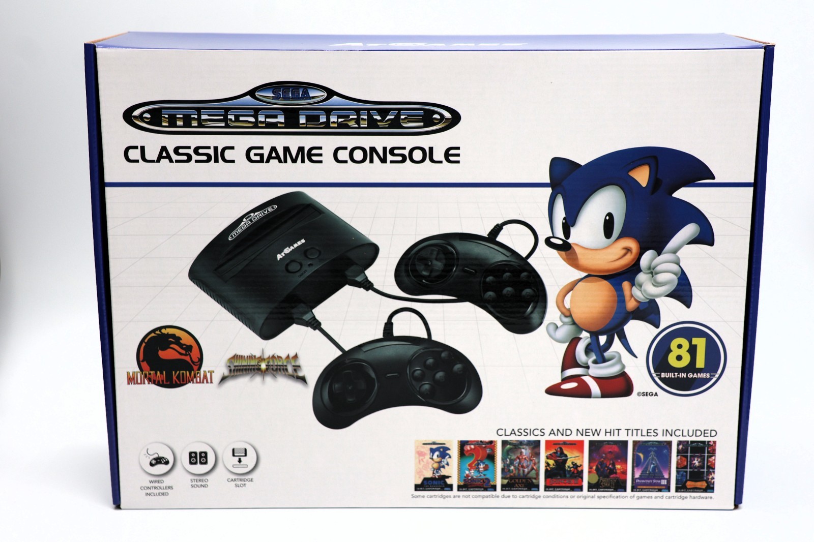 SEGA Genesis Classic Game Console 81 Games -Sonic – Mortal Kombat – New Sealed