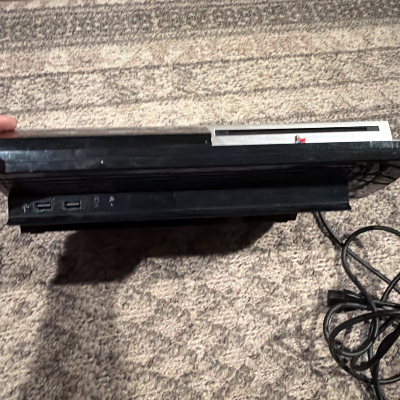 Sony PlayStation 3 Fat 80GB Black Console Gaming System with Power Cord CECHK01
