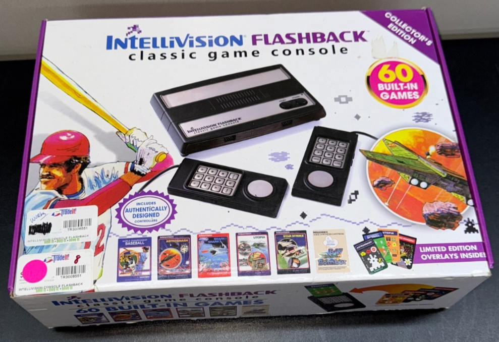 Intellivision Flashback Classic Game Console w 60 Built-In Games IN460