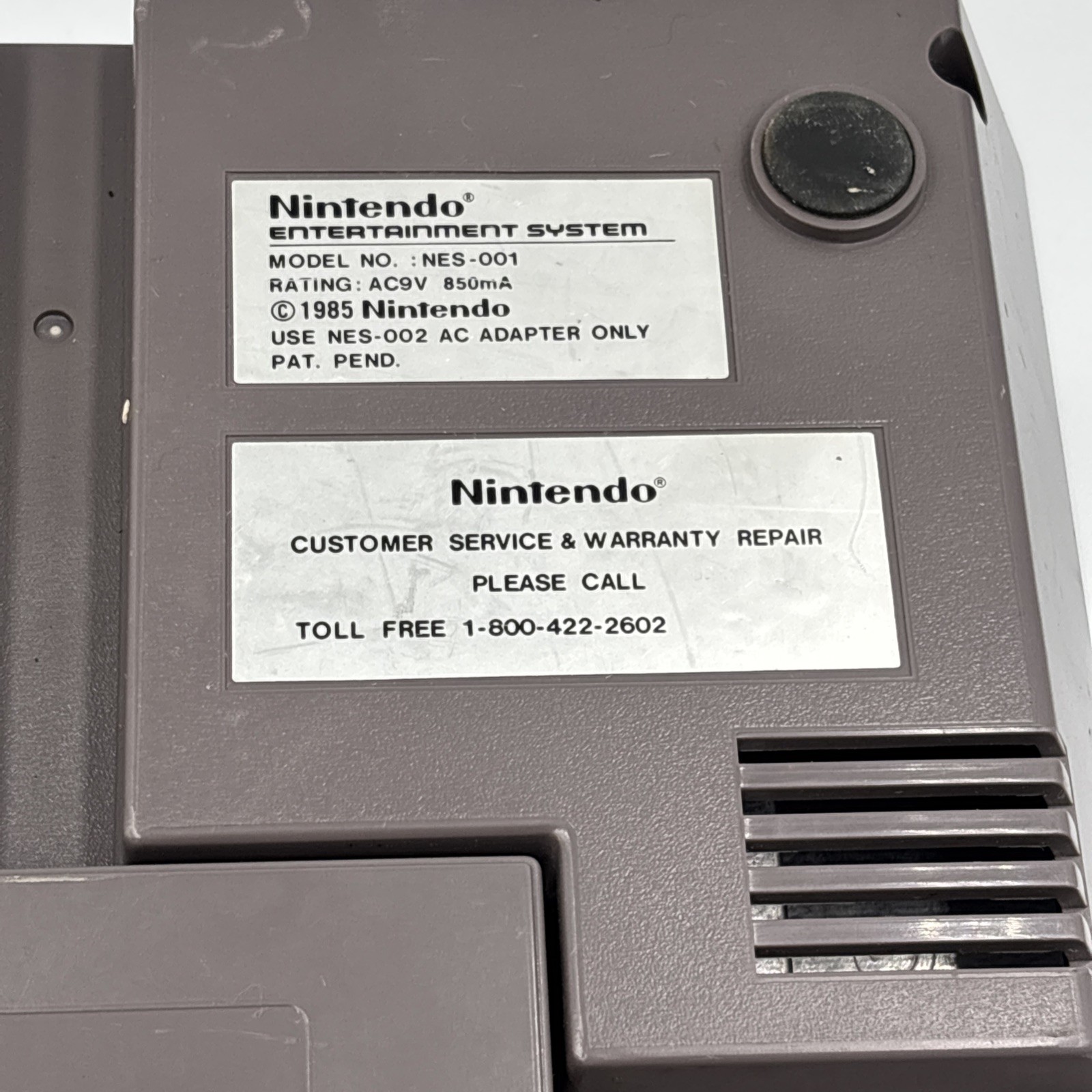 Original Nintendo NES Console Bundle Cables 2 Controllers + Super Mario Bros 3