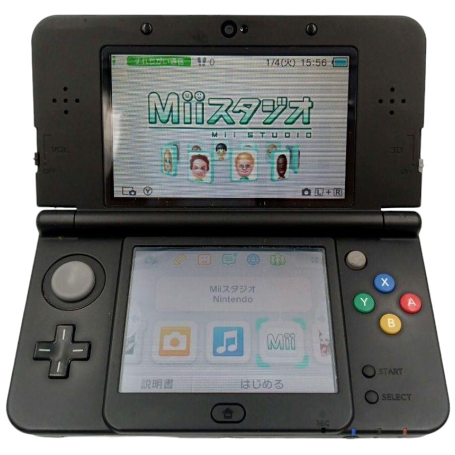 Nintendo New 3DS Black/White Console select Working Tested Japanese ver.