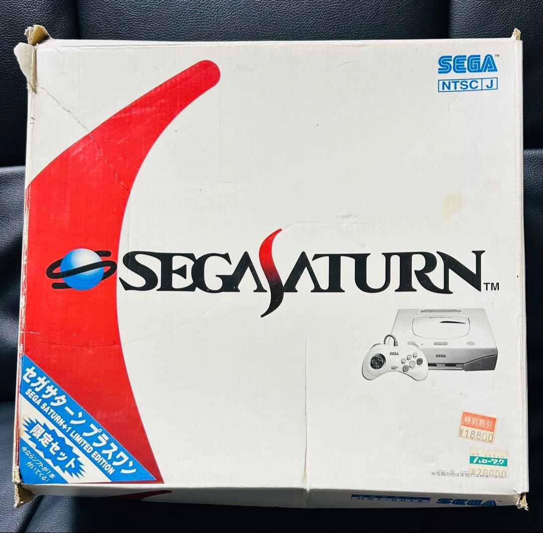 Sega Saturn SS Clear Skeleton Black Limited console Tested Working s2295M