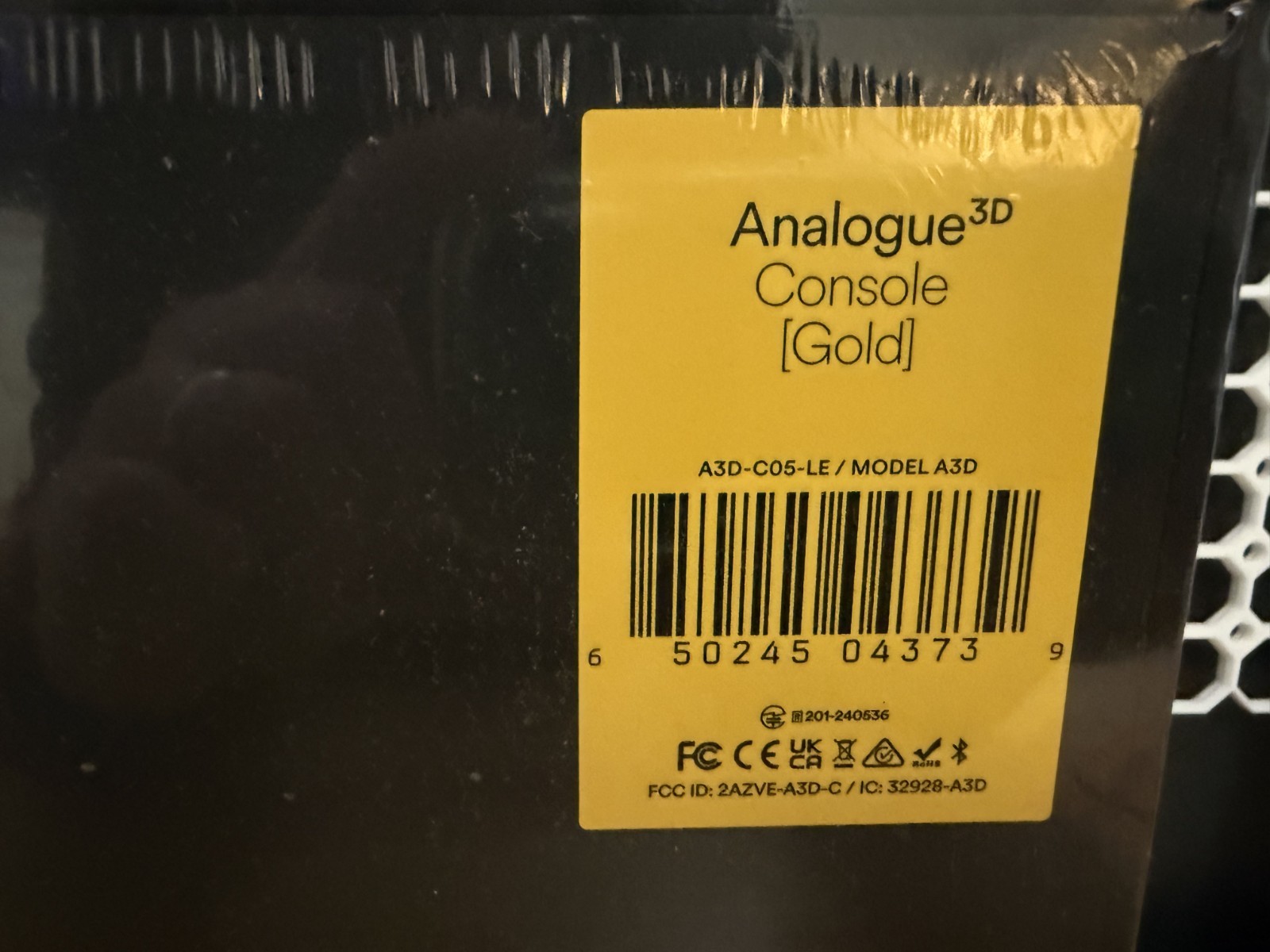 Analogue 3D Sealed/New – Gold – FPGA N64 Console + Controller – Ships Now