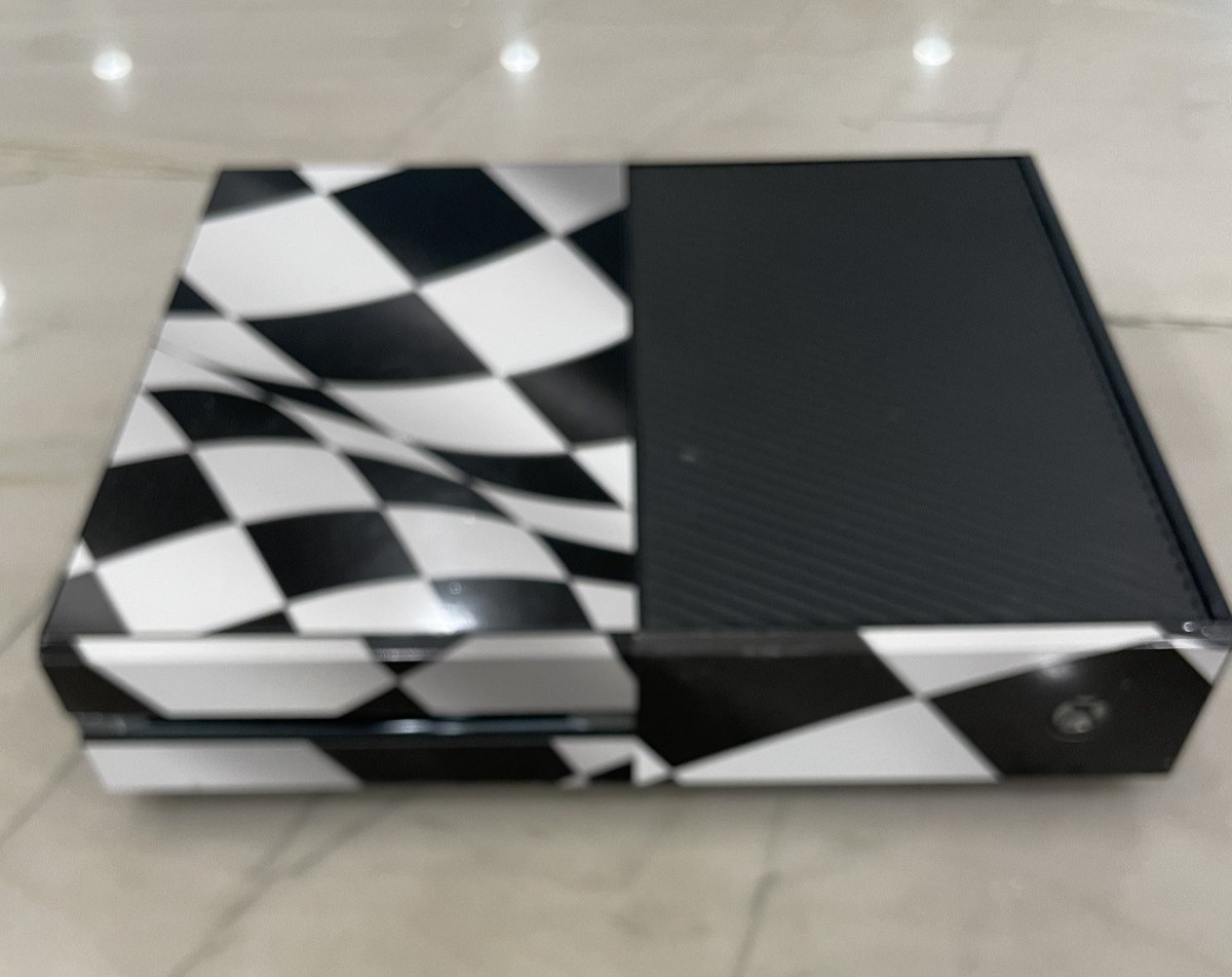 Rare Checkered Xbox One 500GB Console Only – Tested & Working