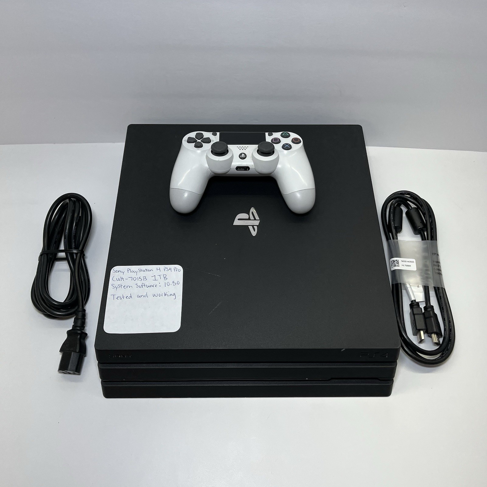 Sony PlayStation 4 PS4 Pro CUH-7015B 1TB Console 10.50 System Software – Tested