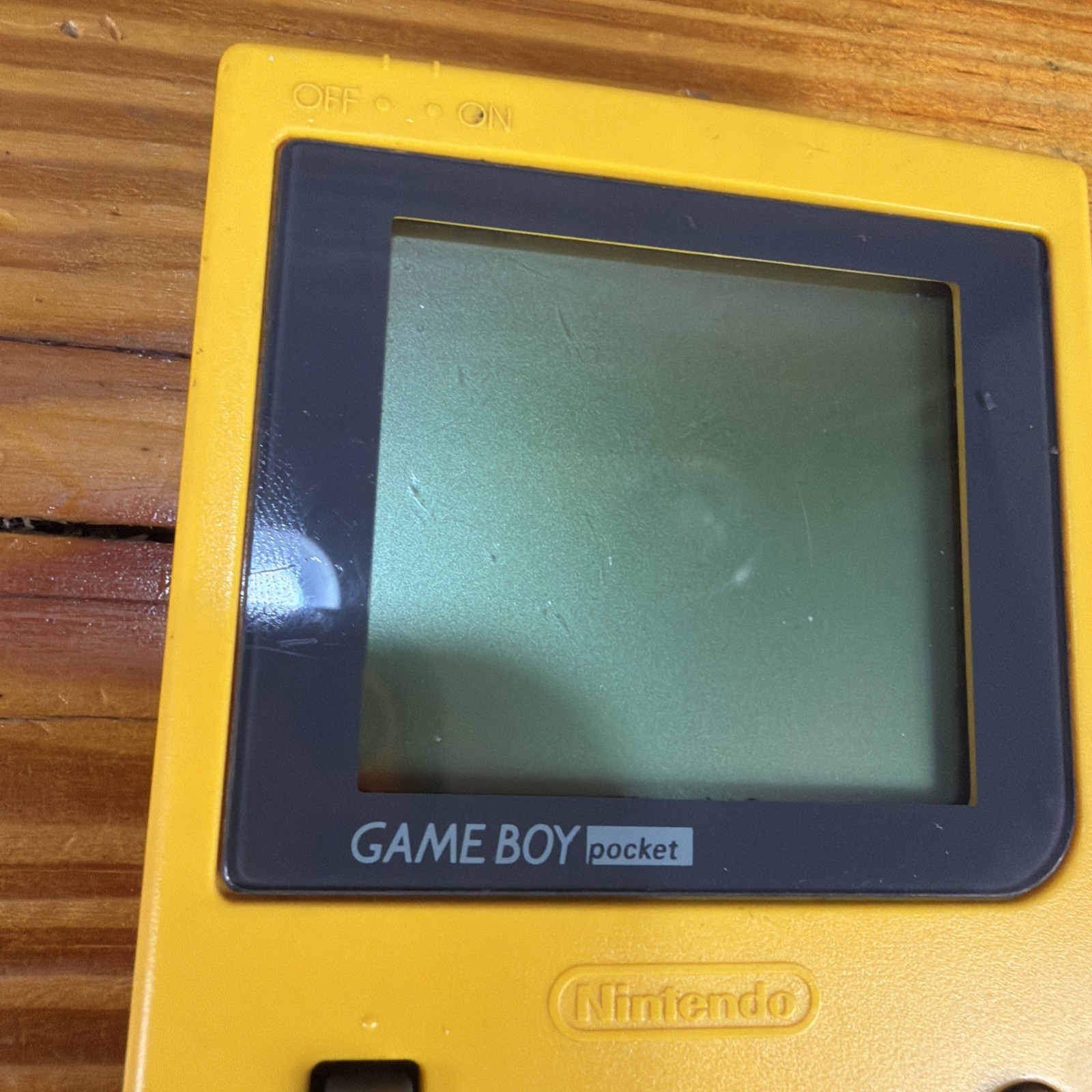 Nintendo Game Boy Pocket Yellow Model MGB-001 Non-Working Parts Only