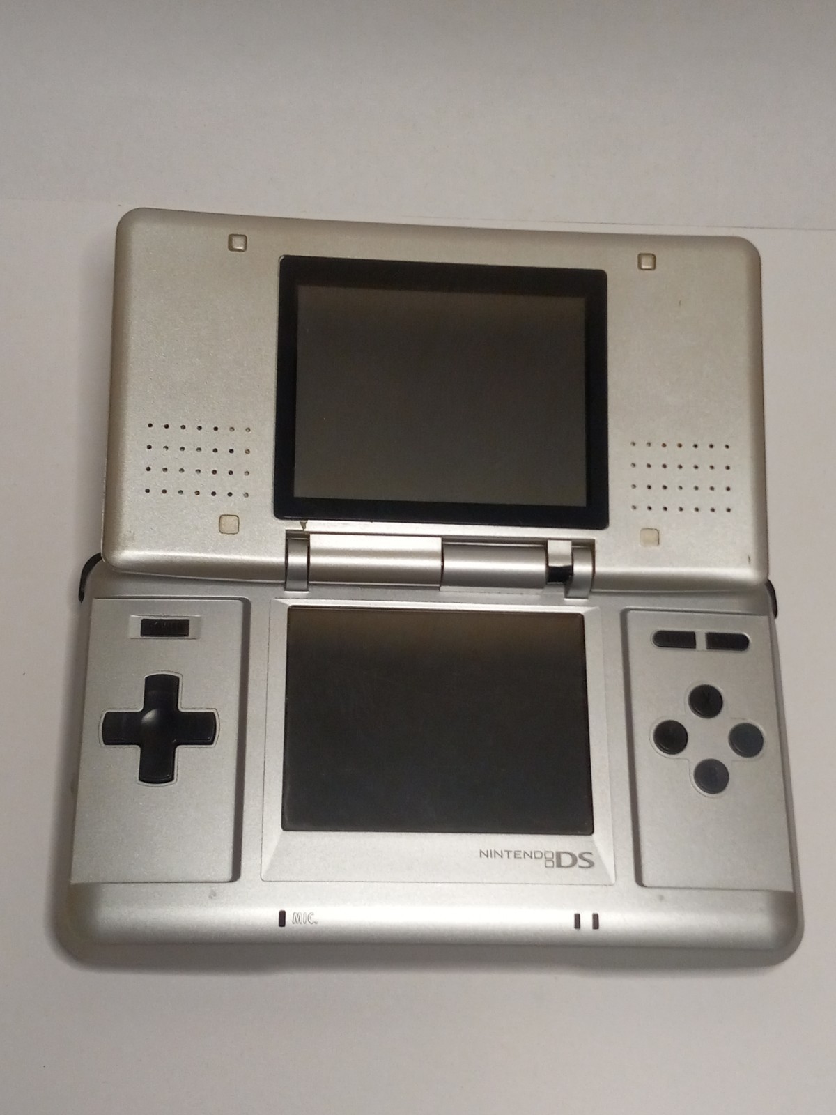 Japanese Nintendo DS Fat NTR-001 (Silver) – Tested Working + Charger & Stylus