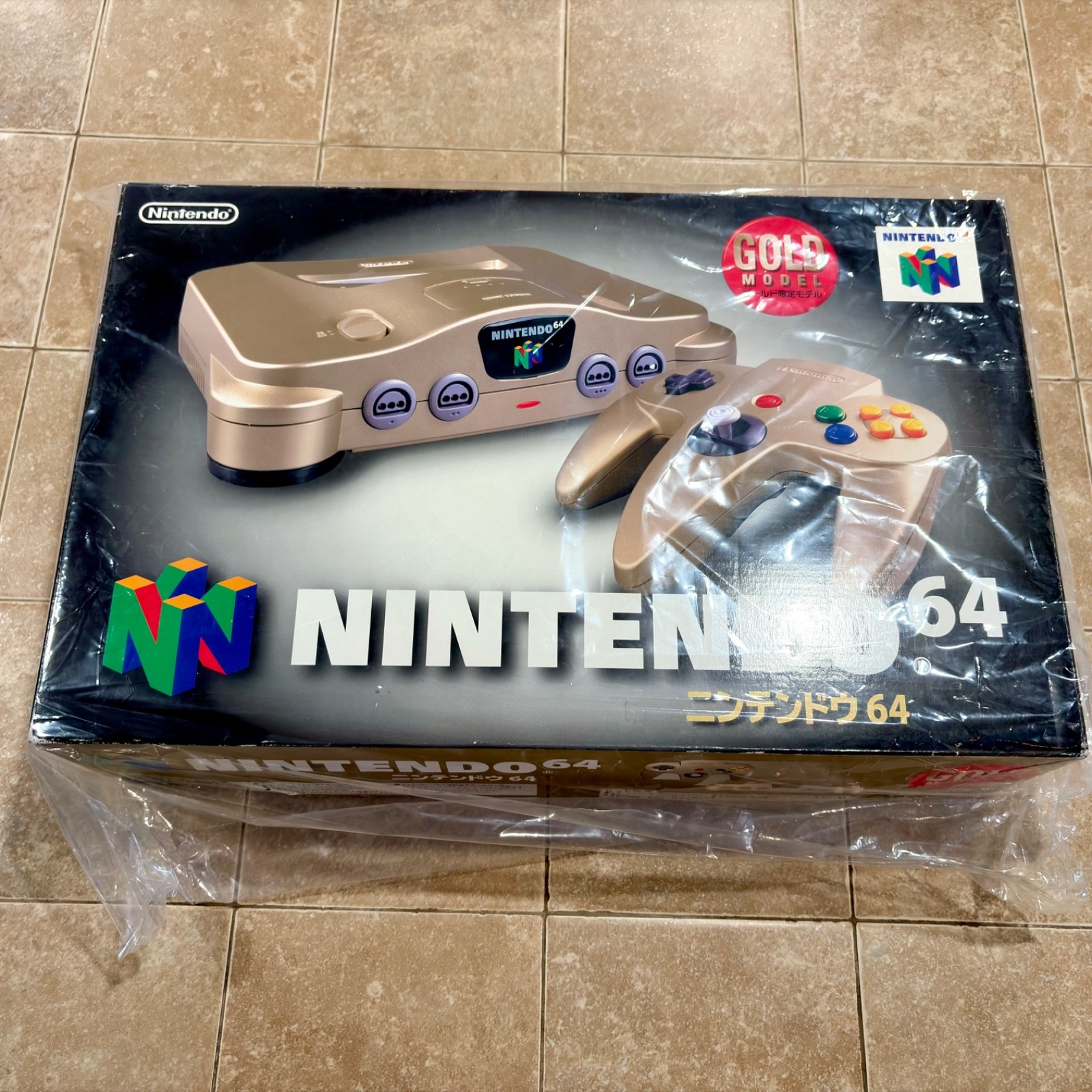 GOLD Nintendo 64 CIB N64 Console Complete In Box REGION FREE NTSC JPN/USA TESTED