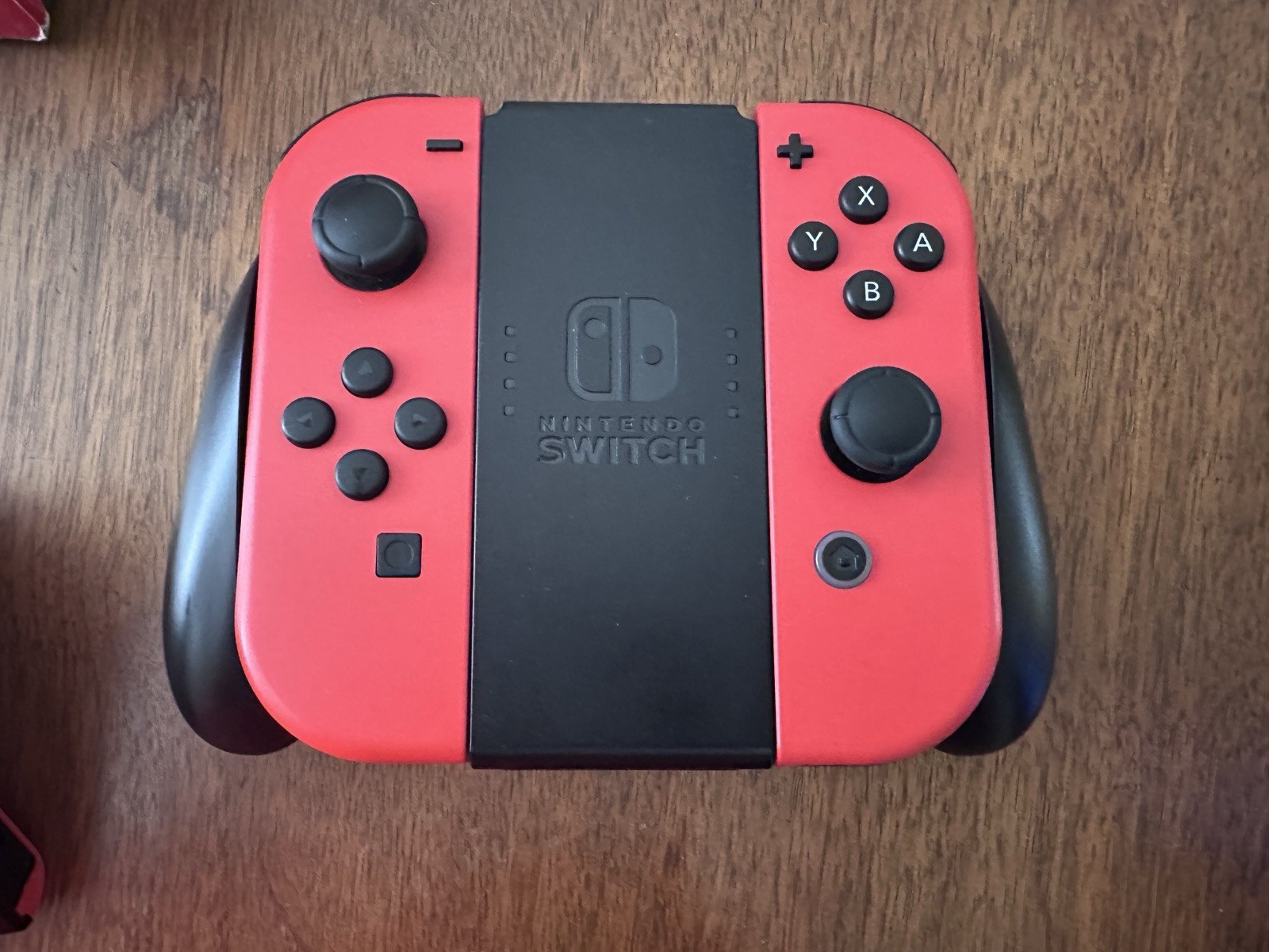 Nintendo Switch OLED 64GB Limited Edition Mario Red Console Bundle Barely Used
