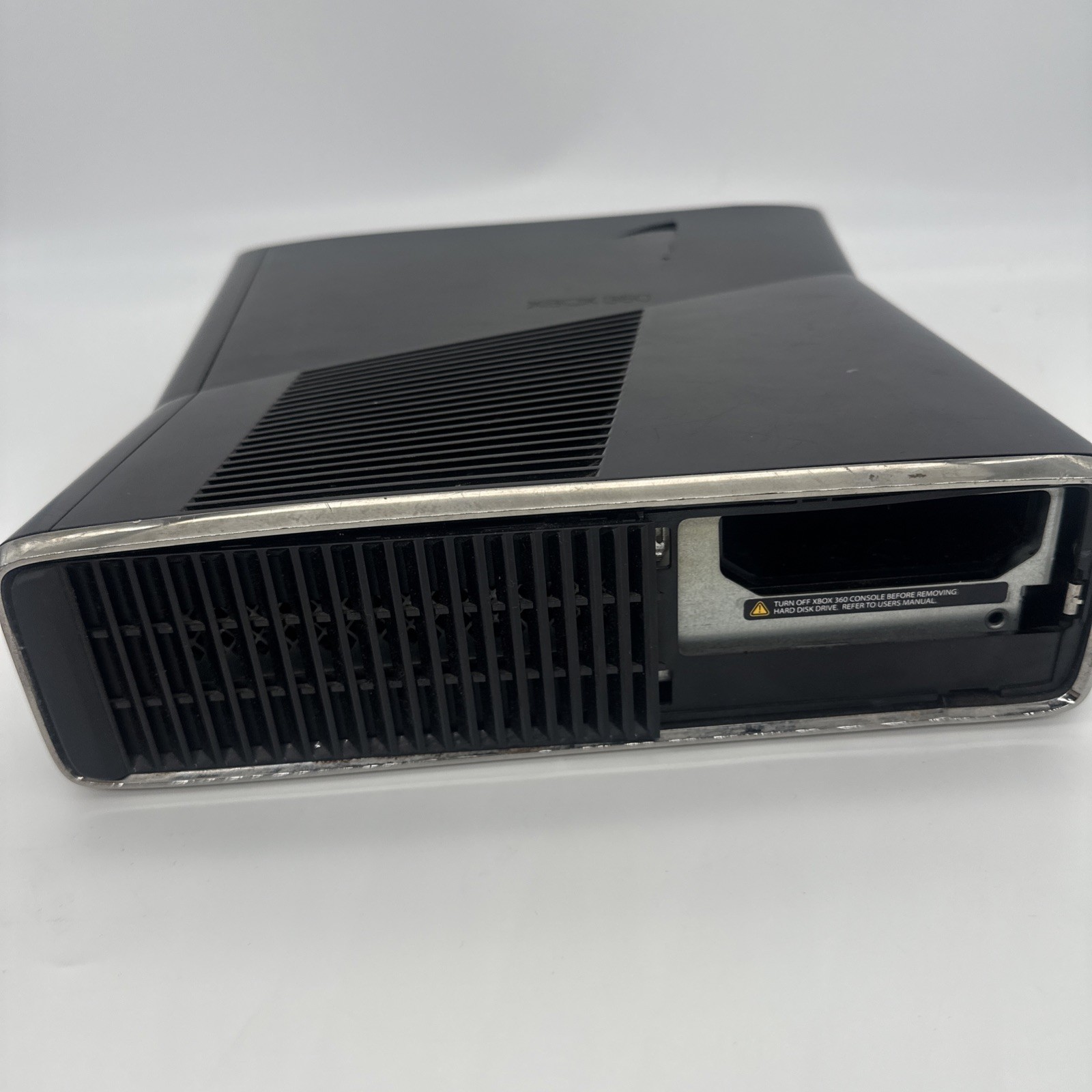 Microsoft Xbox 360 S Console Only, Model 1439 Black WORKS *No Hard Drive*