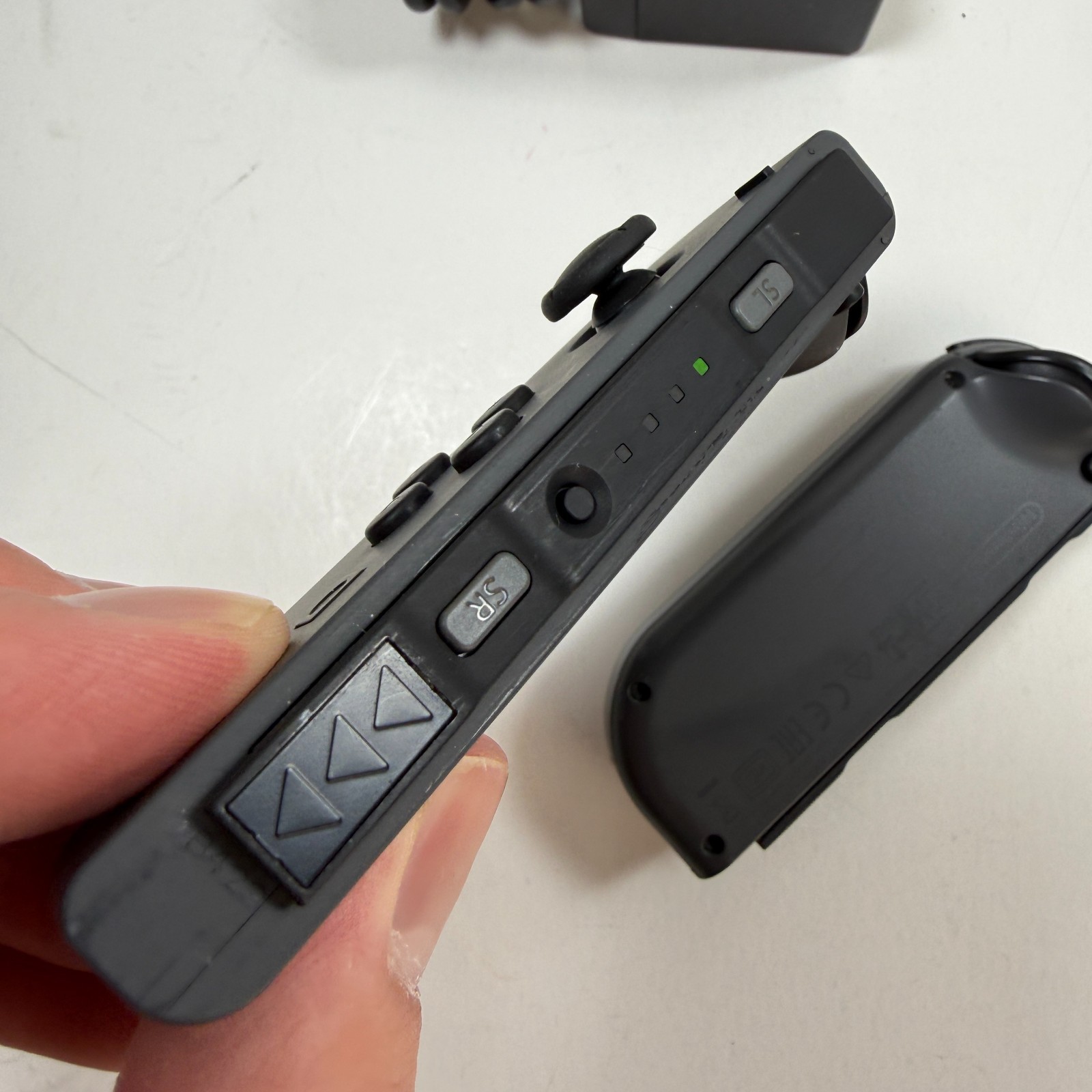 Nintendo Switch Console HAC-001(-01) Gray Black Joycons Charger Tested Working