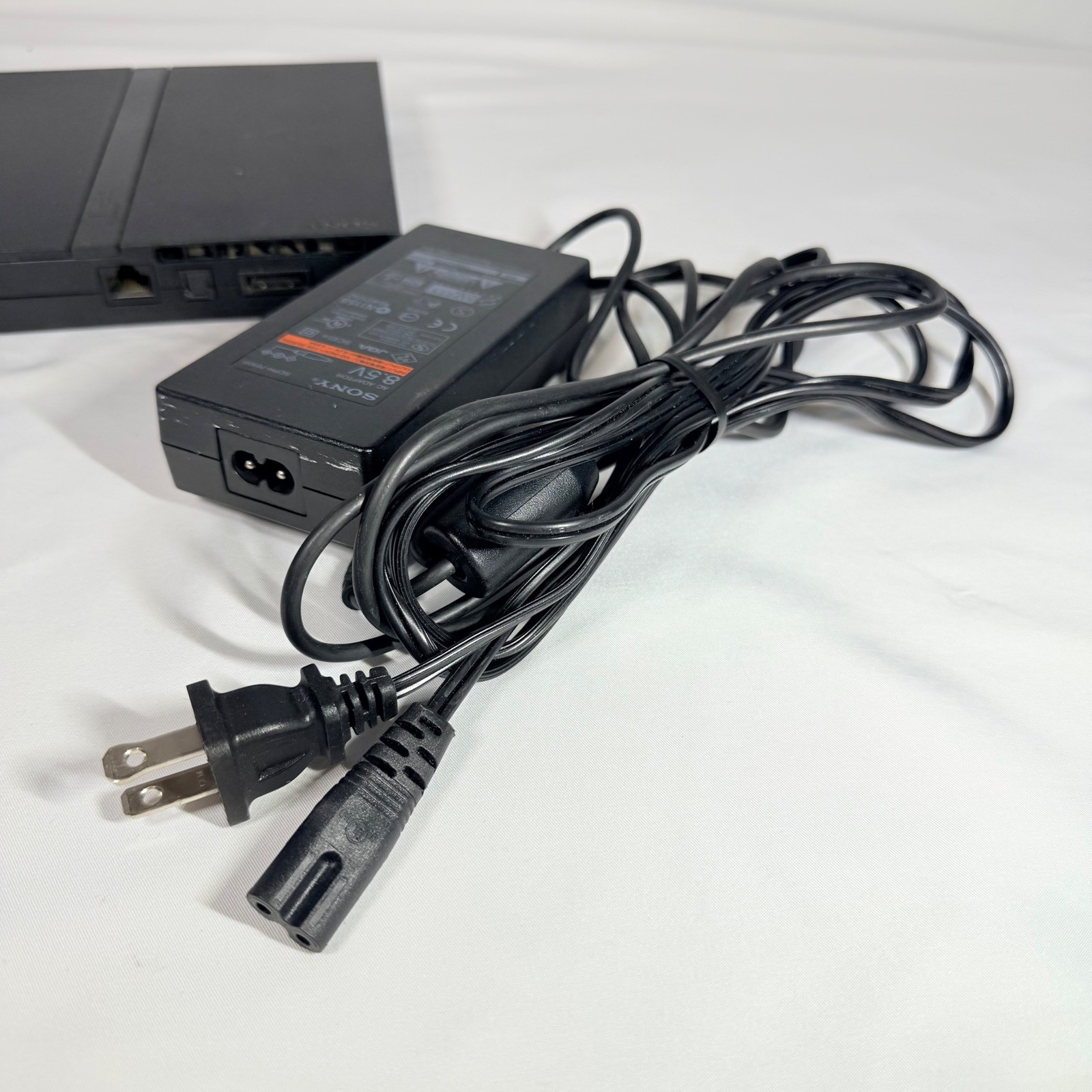 Sony PlayStation 2 Slim Console Charcoal Black SCPH-70012 with AC Adapter PS2