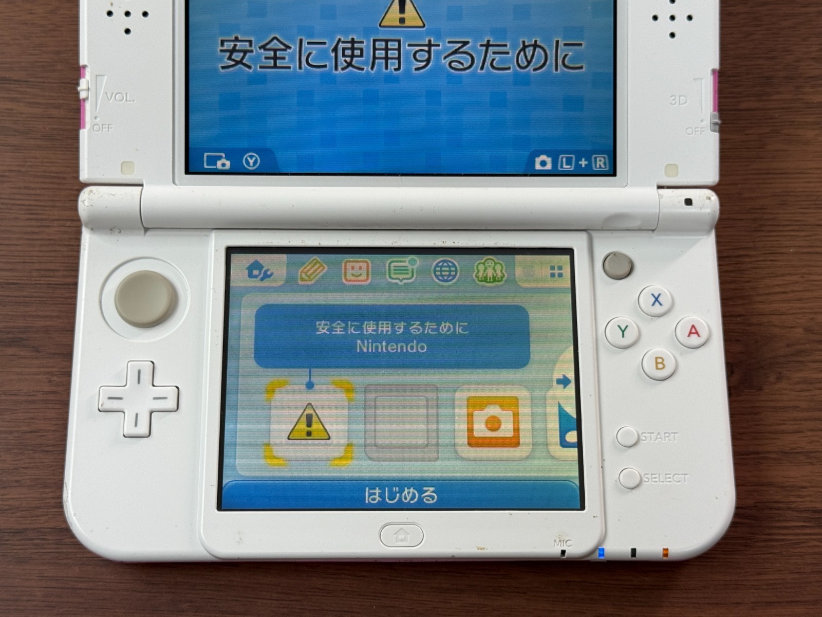 Nintendo New 3DS XL Pink White Console Tested Japan ver R6181