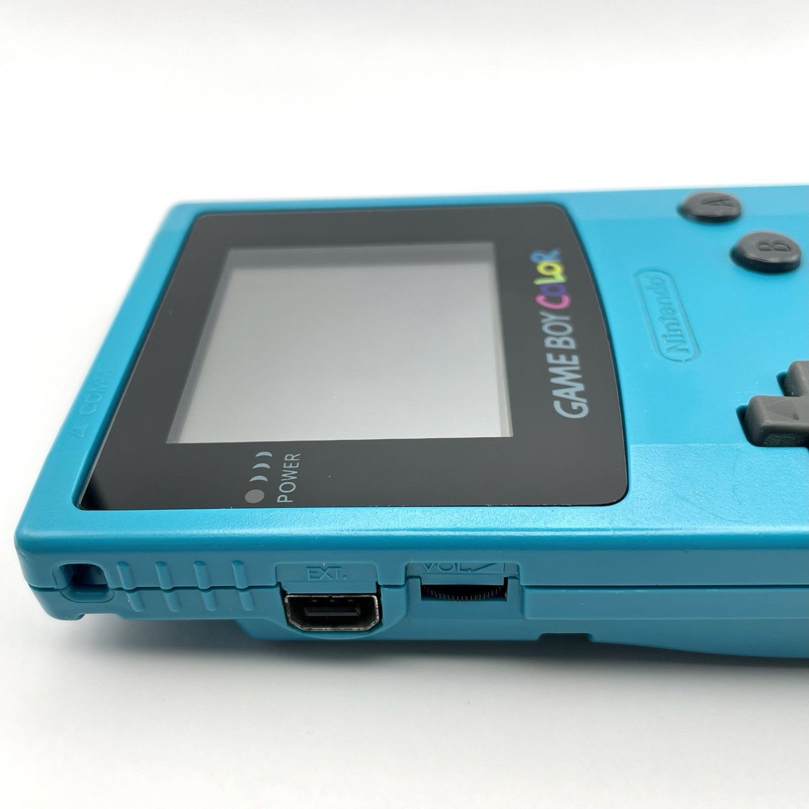 Nintendo Game Boy Color Blue Turquoise Tested New Speaker and Lens CGB-001 Japan
