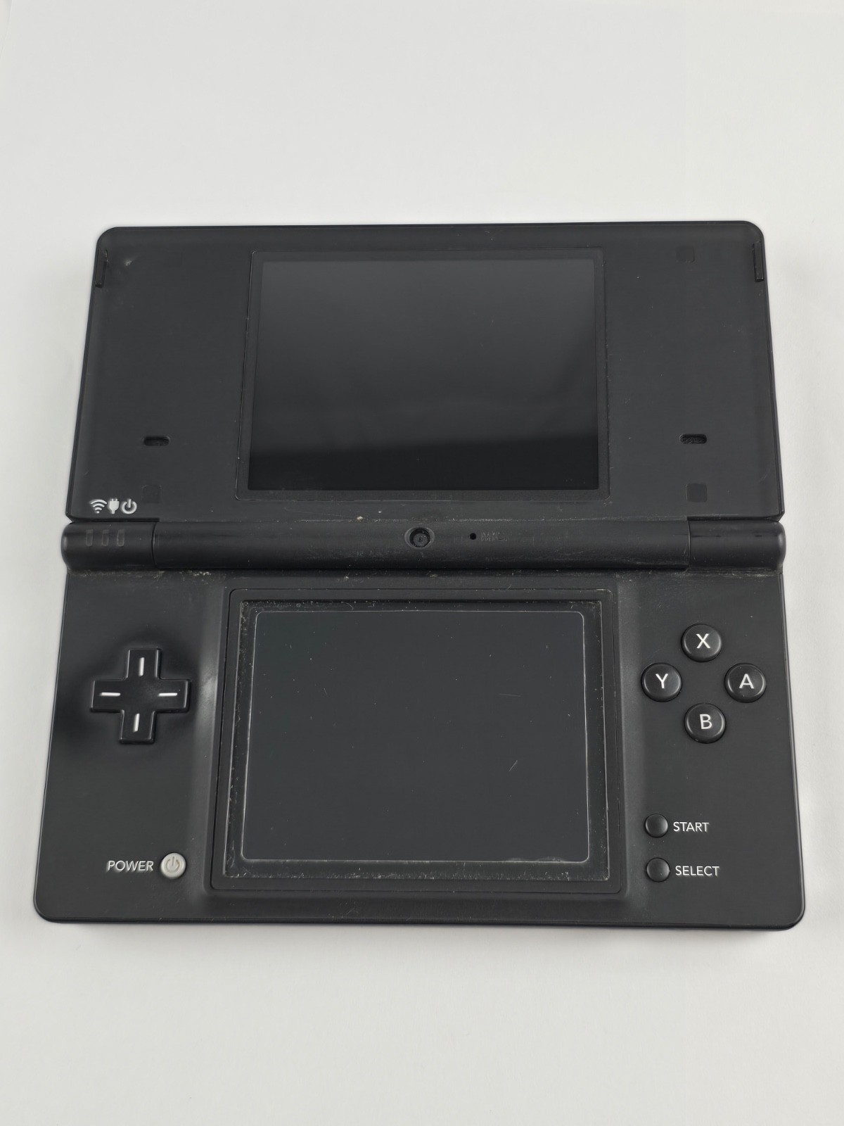Nintendo DSi TWL-001 Black handheld system w/ Mario Kart -needs charger