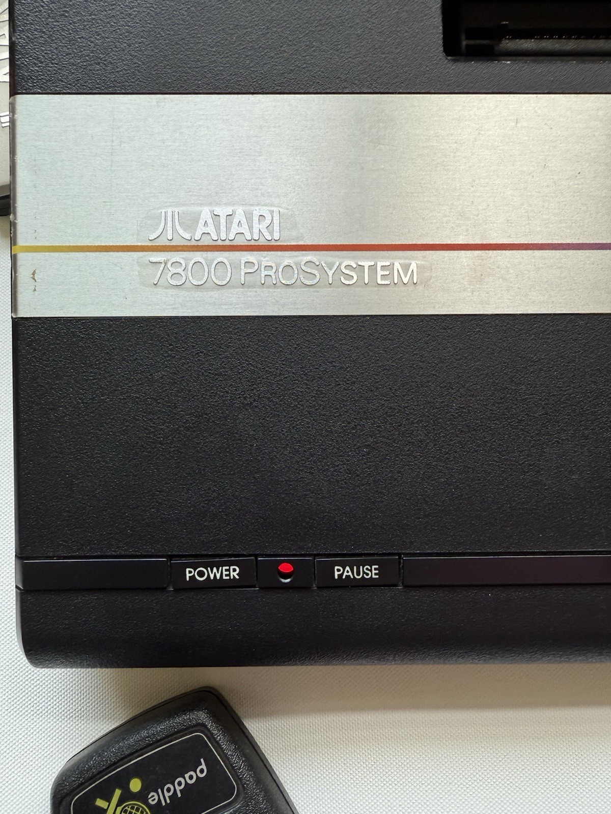 Original Vintage Atari 7800 Prosystem Console with controllers and games