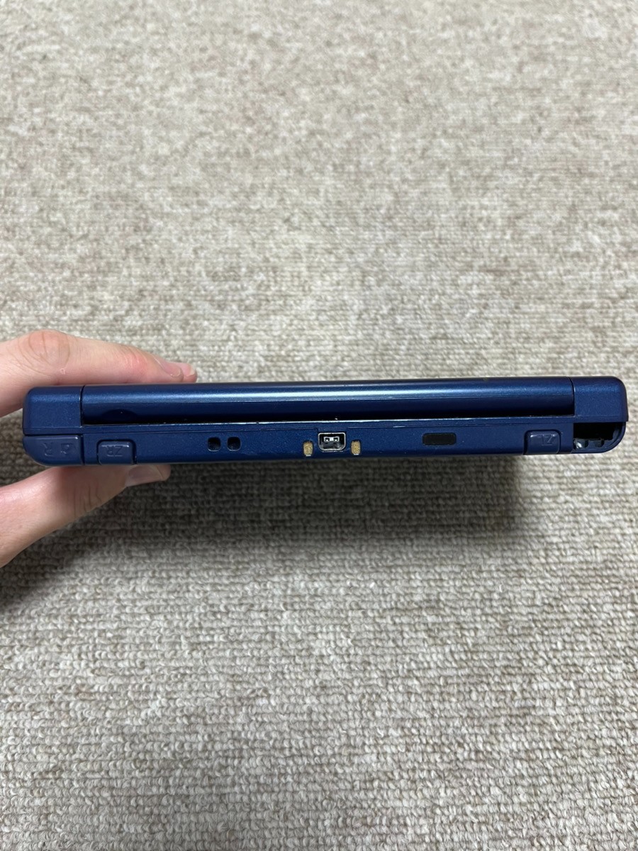 New 3DS LL XL Metalic blue Japan Nintendo Console region Japanese B814