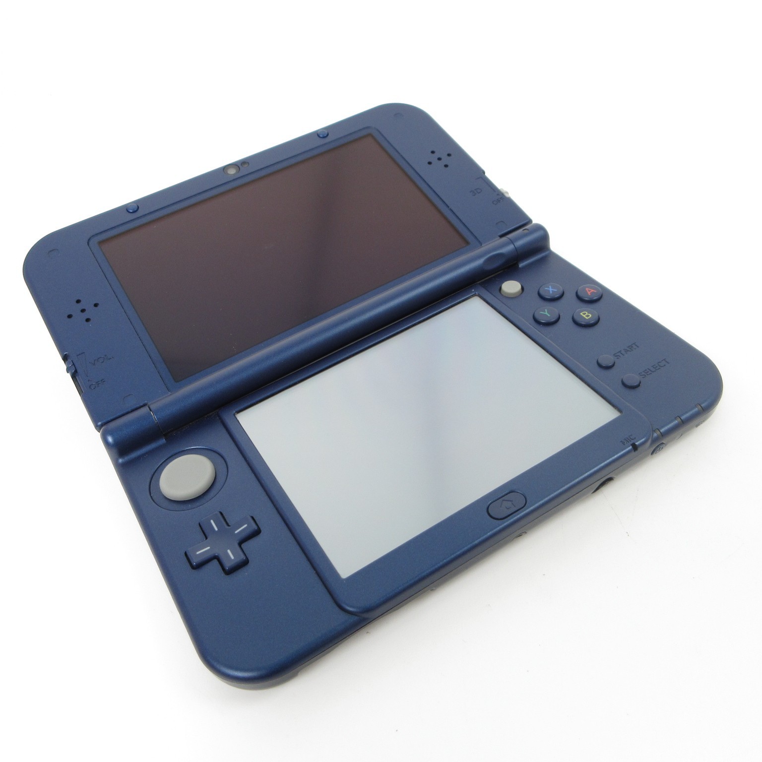 【Very Good】Top IPS Nintendo New 3DS LL XL Metallic Blue Console Japan Ver. #Arr0