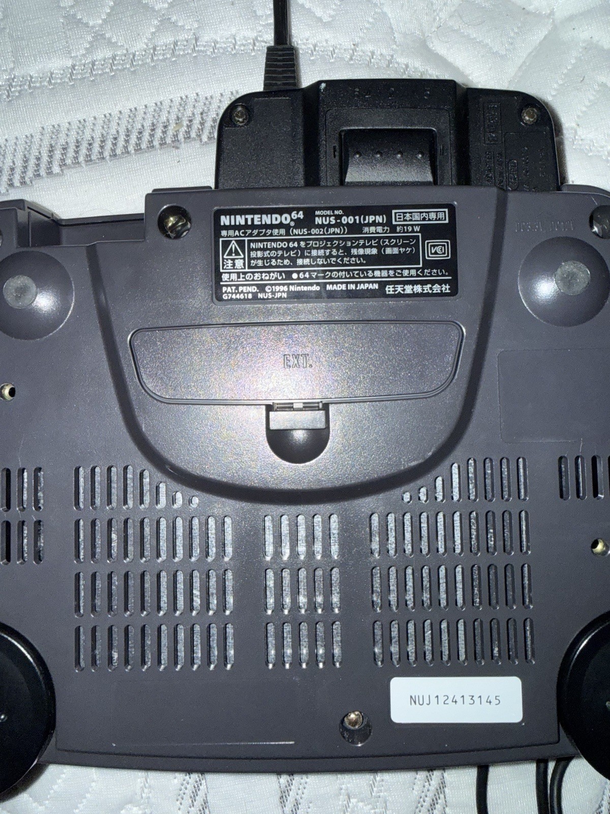 Nintendo 64 NTSC-J w/ accessories memory expansion region freed read description