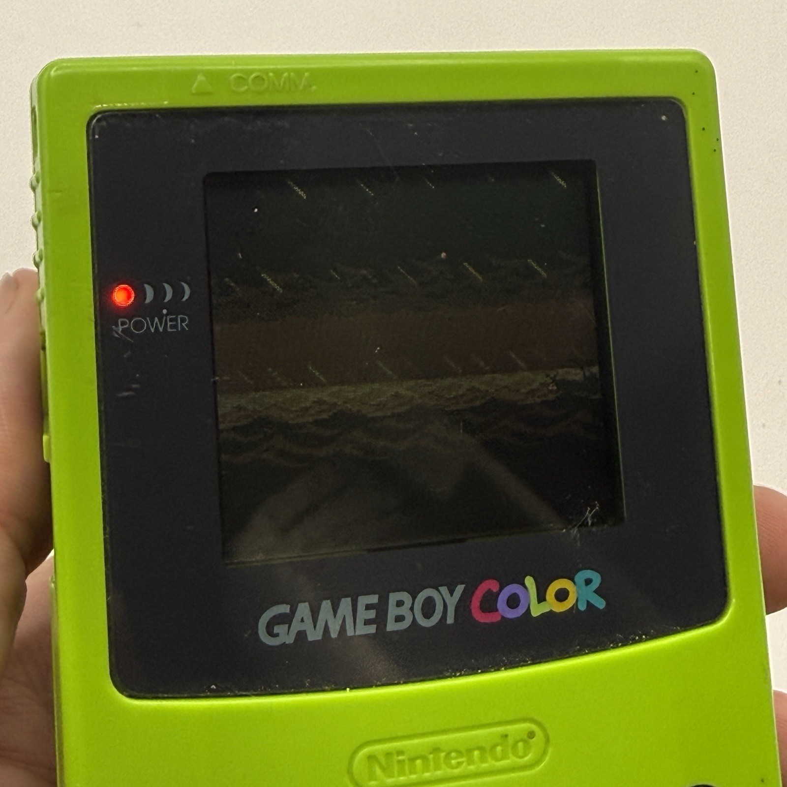1998 Nintendo Game Boy Color CGB-001 Handheld Lime Green – Tested