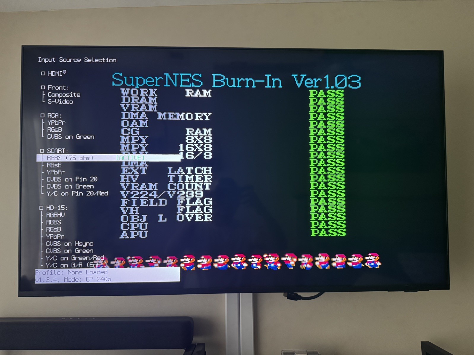 SNES SHVC-01 Voultars Edge Enhancer -Full Recap-New 7805s VR-New Shell Multi LED