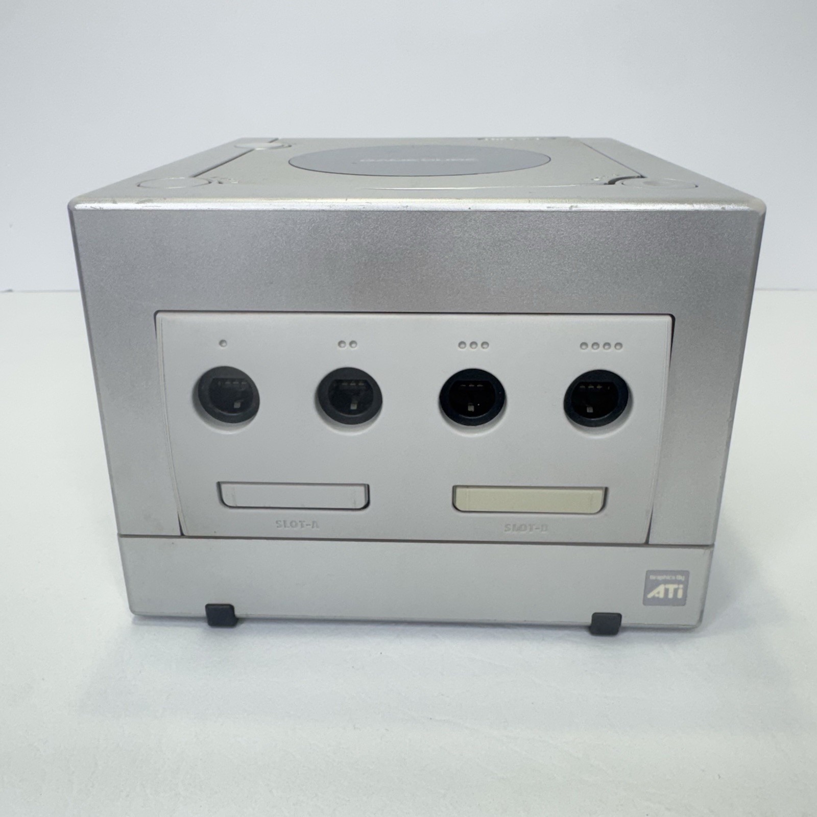 Nintendo GameCube Silver DOL-001 w/ 2 Games 1 Controller Memory Card – Tested –