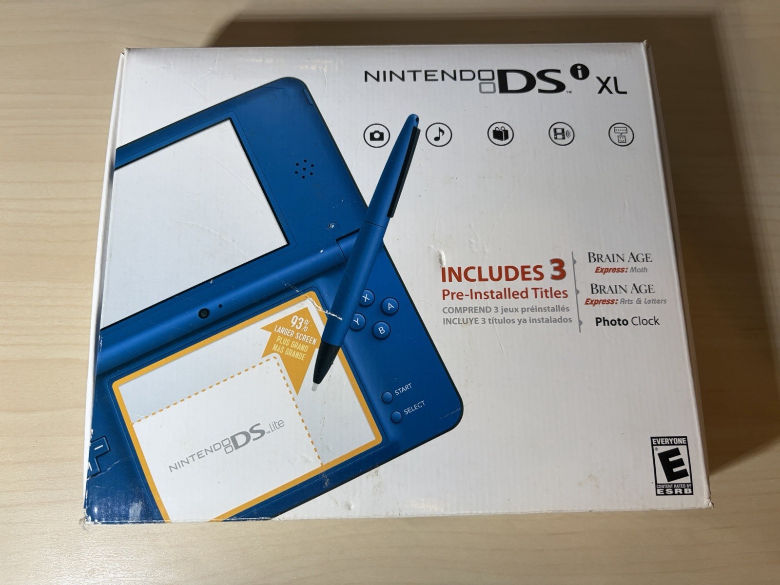 Nintendo DSi XL – Midnight Blue – Handheld Console – Complete – Excellent