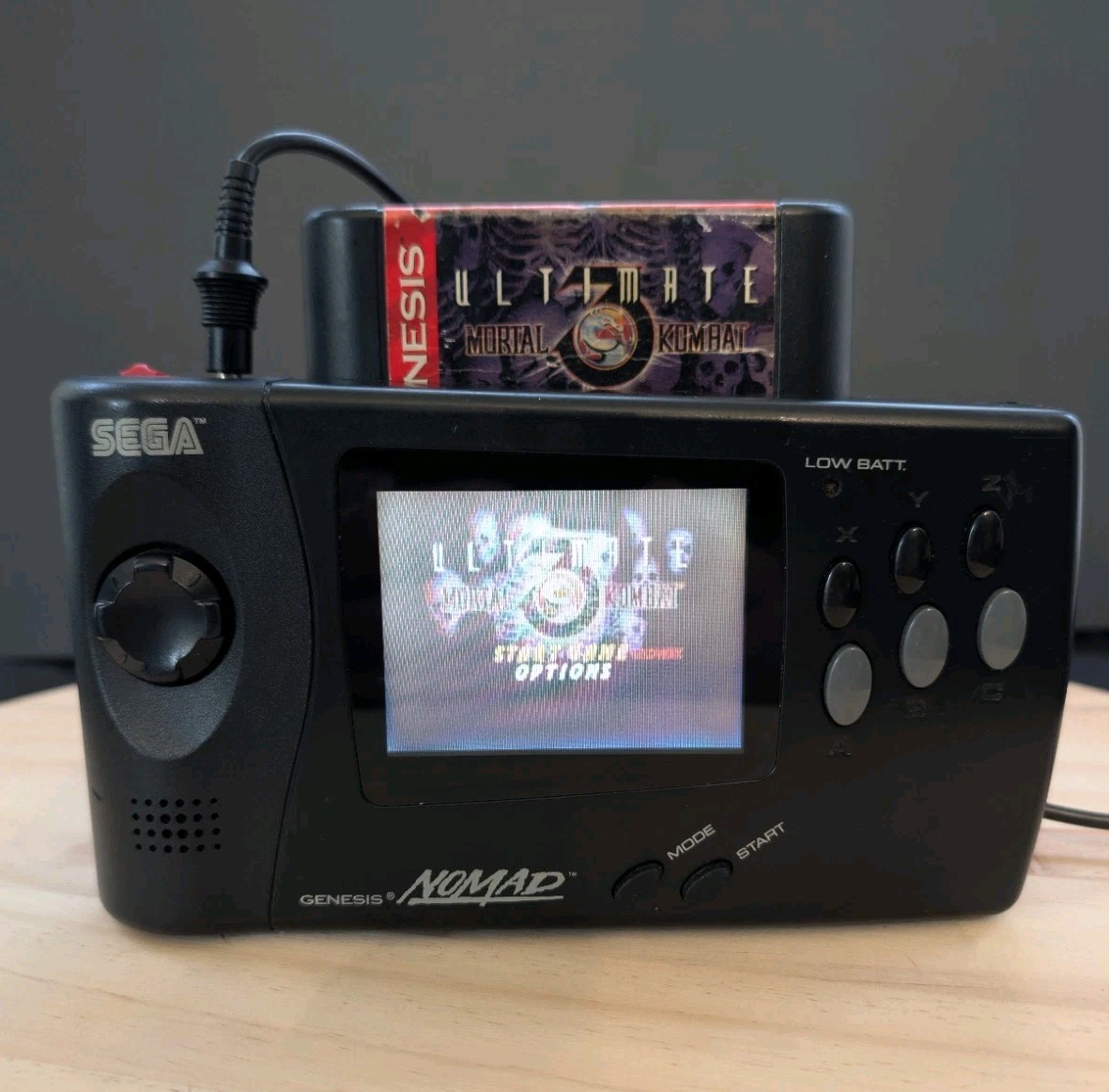 Sega Nomad Handheld Power Cord, Mortal Kombat Ultimate 3 Read Description