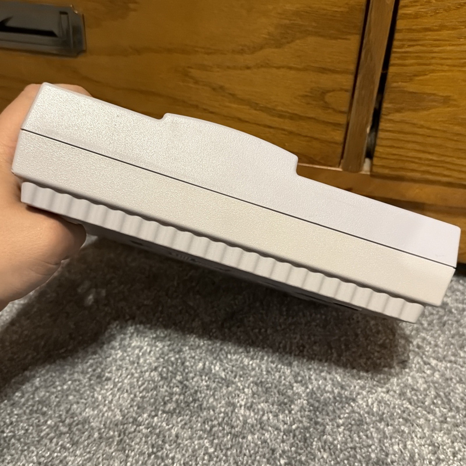 Super Nintendo SNES with 2 Controllers And Cords Working READ