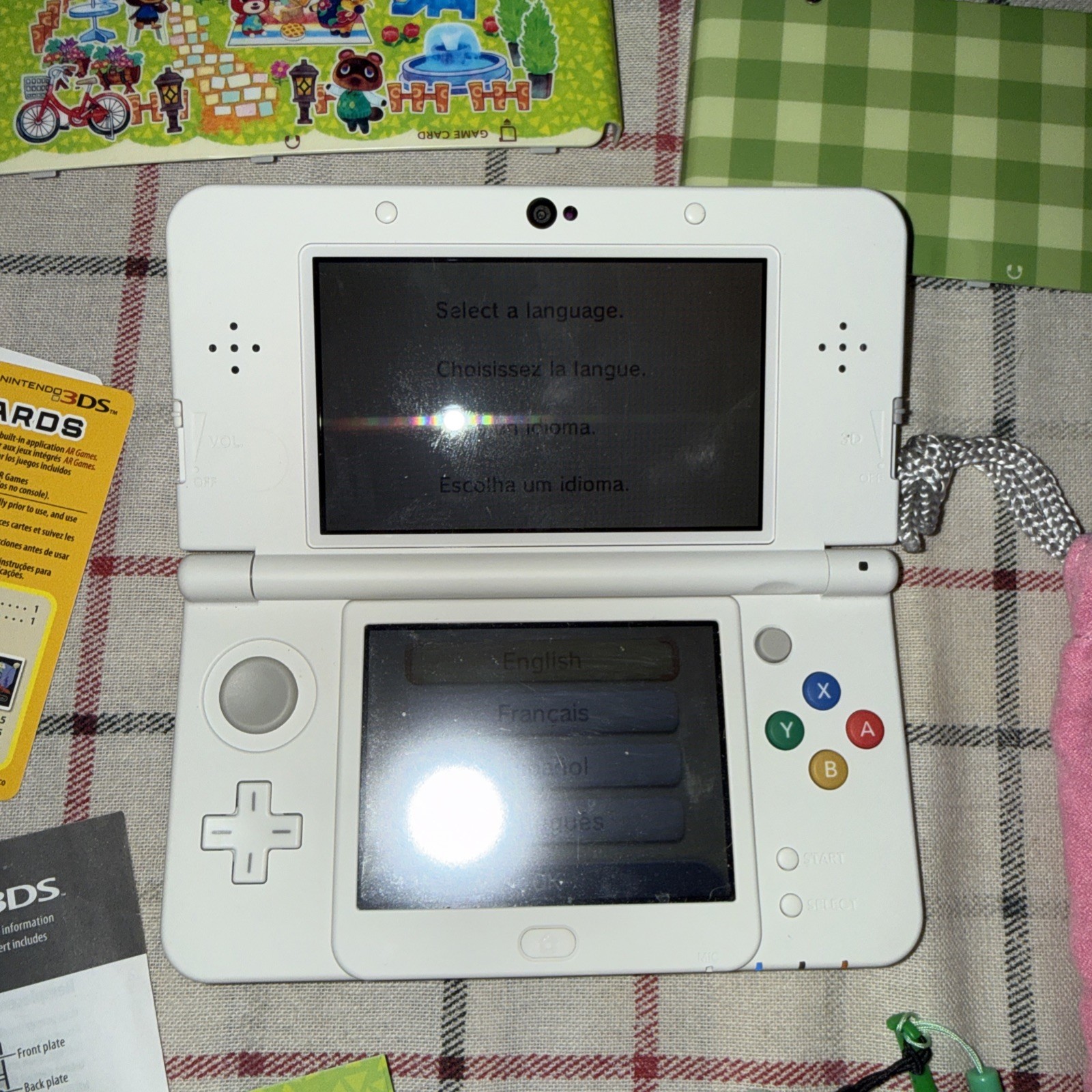 Nintendo 3DS XL ANIMAL CROSSING HAPPY HOME DESIGNER BUNDLE *GAME NOT INCLUDED *