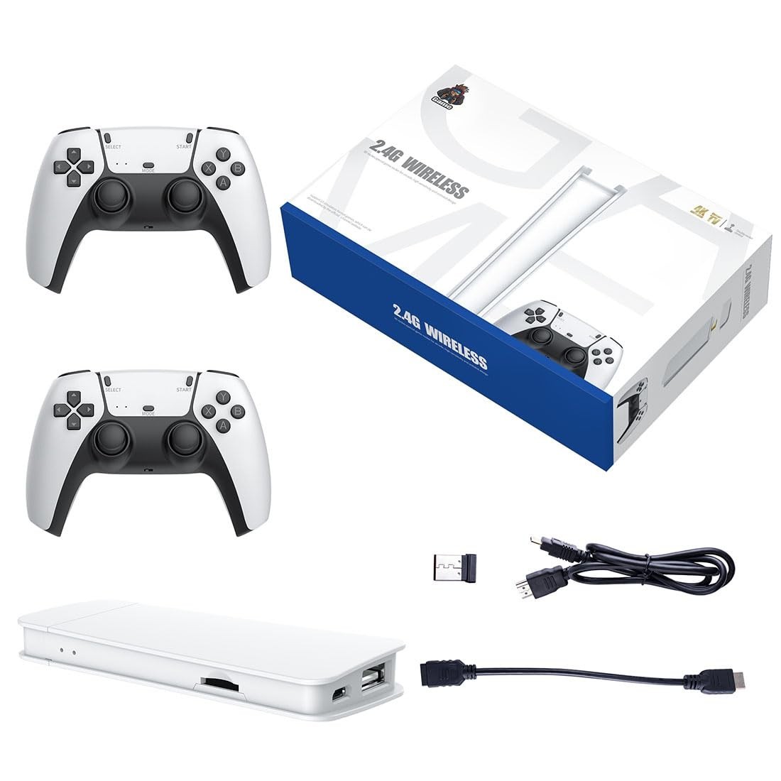 M15 Plus 2.4G Wireless Retro Game Console – 3000+ Games, Dual Joystick, 4K HD